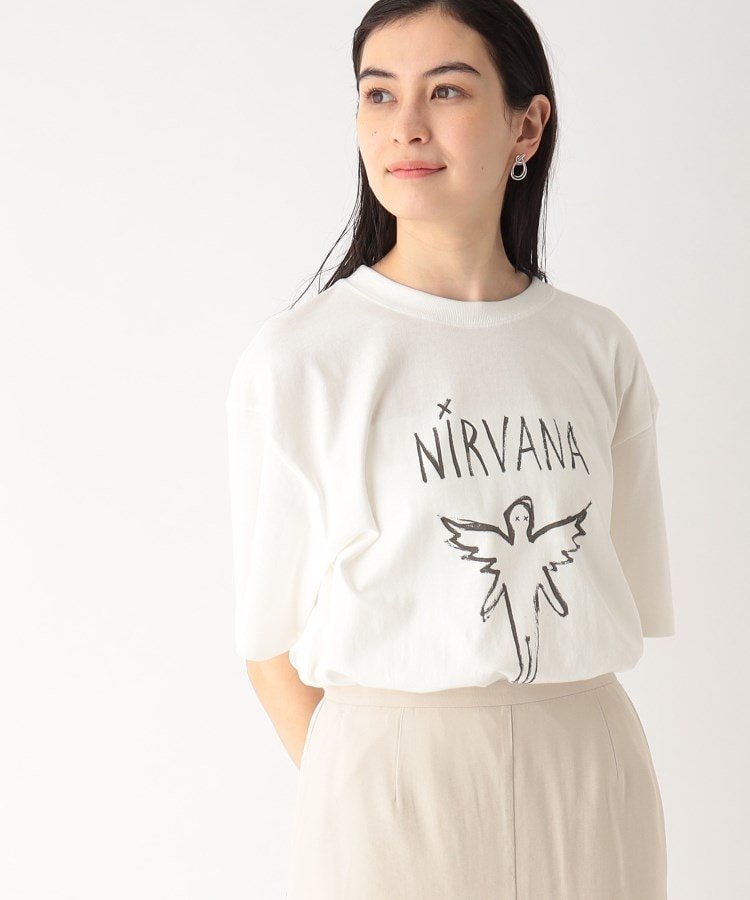 【SALE／60%OFF】OPAQUE.CLIP 【GOOD ROCK SPEED別注 NIRVANA/ニルヴァーナ】Tシャツ オペークドットクリップ トップス カットソー・Tシャツ ホワイト