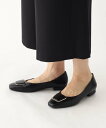 【SALE／50%OFF】index 【低反発クッション/1.5cmヒール】デザインフラットパンプス インデックス シューズ・靴 その他のシューズ・靴 ブラック ベージュ