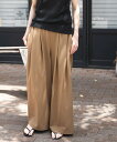 URBAN RESEARCH DOORS FORK&SPOON ツータックワイドイージーパンツ アーバンリサーチドアーズ パンツ その他のパンツ ベージュ グレー ブラック【送料無料】