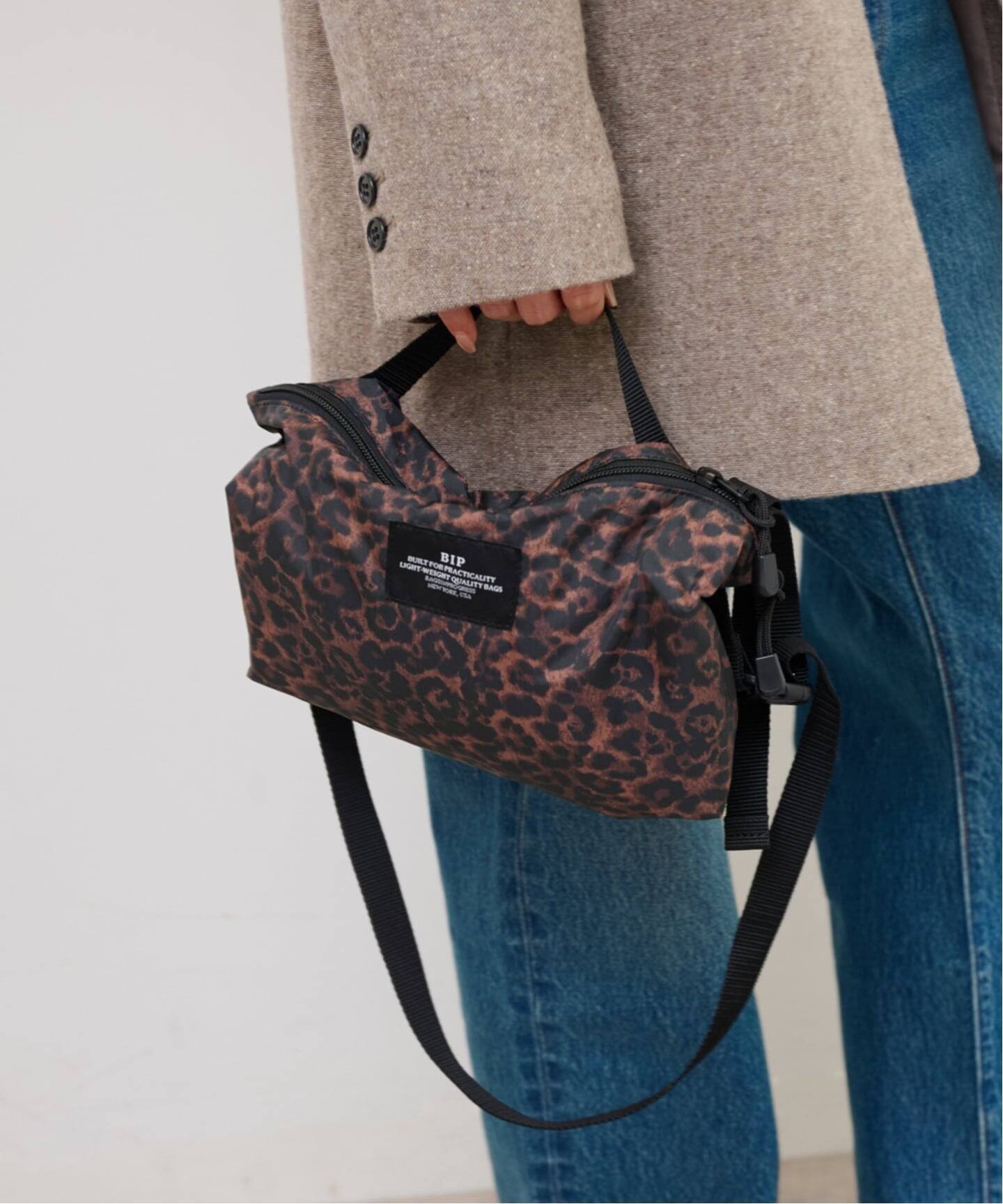 JOURNAL STANDARD relume 《WEB限定追加》【BAGS IN PROGRESS】FANNY PACK CROSSBODY LEOPARD ジャーナル スタンダード レリューム バッグ ショルダーバッグ ブラウン