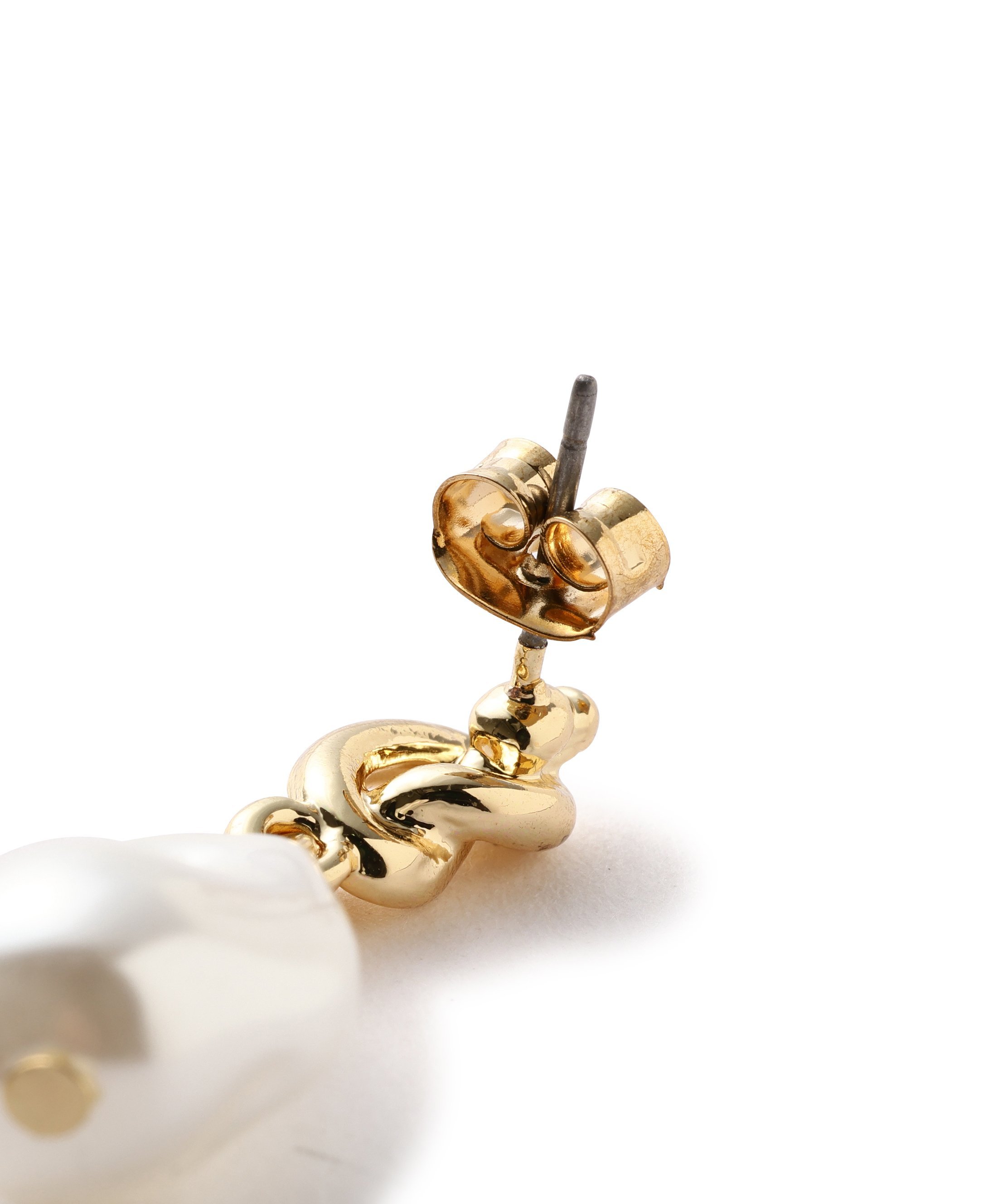 PROPORTION BODY DRESSING ノットパールピアス プロポーションボディドレッシング アクセサリー・腕時計 その他のアクセサリー・腕時計 ゴールド