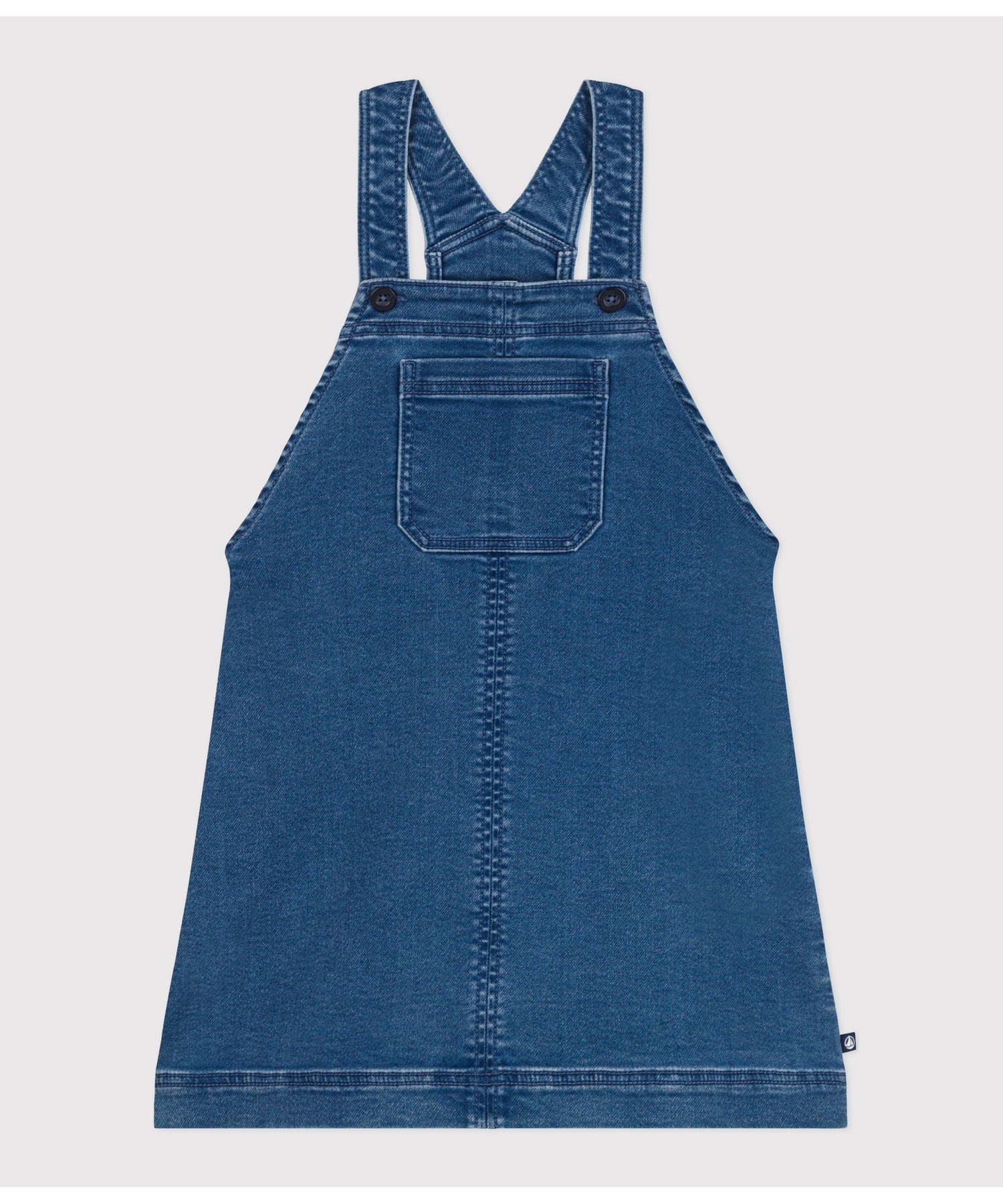 【SALE／30%OFF】PETIT BATEAU デニムジャンパースカート プチバトー ワンピース・ドレス ワンピース【..