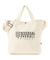 UNIVERSAL OVERALL (U)UNIVERSAL OVERALL/UNIVERSAL OVERALL SOUVENIR COTTON 2WAY TOTE ジャックローズ バッグ トートバッグ ホワイト