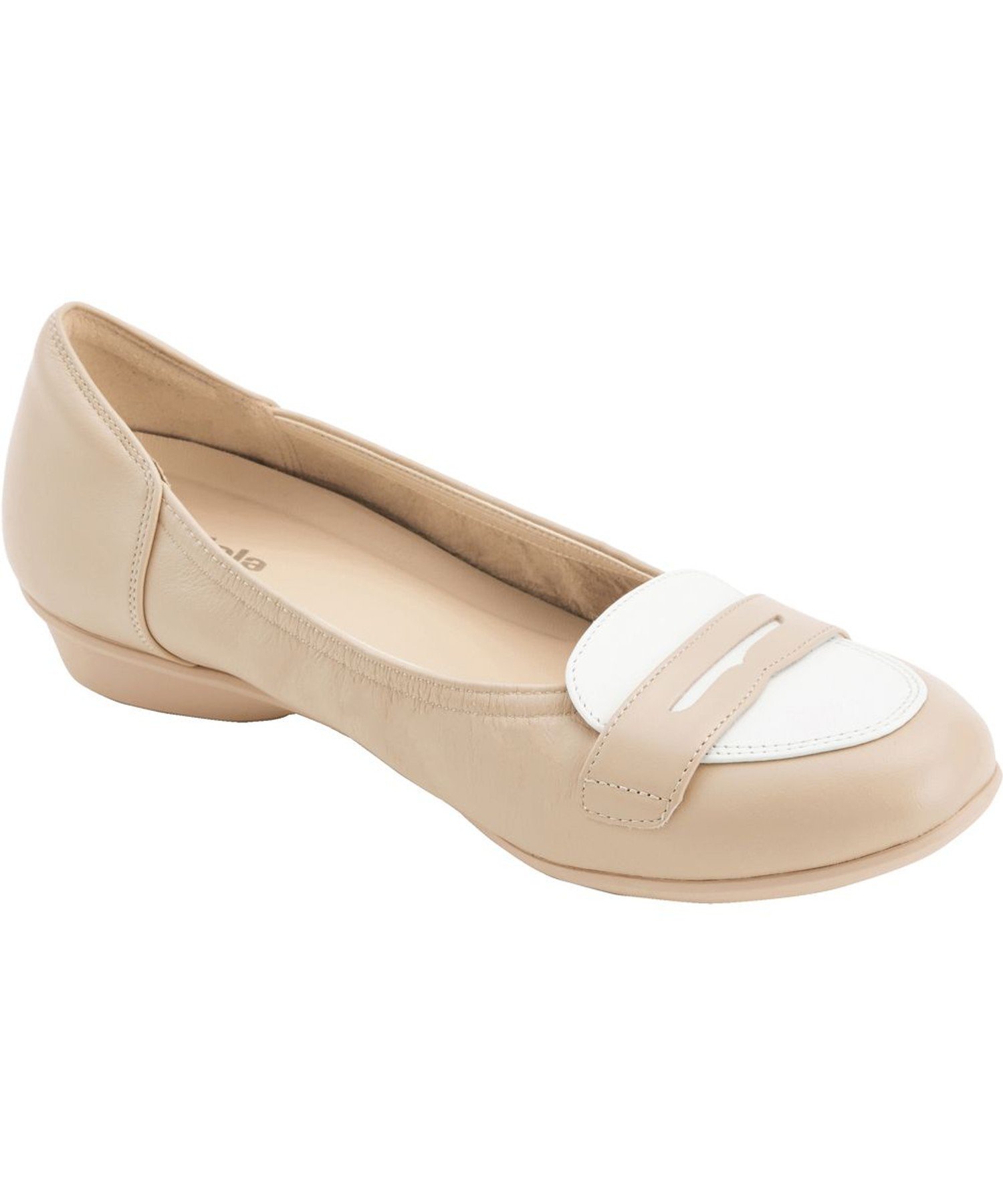 ASICS WALKING pedala ペダラ レディース 2E 2.0cmヒール アシックスウォーキング シューズ・靴 バレエシューズ ベージュ【送料無料】