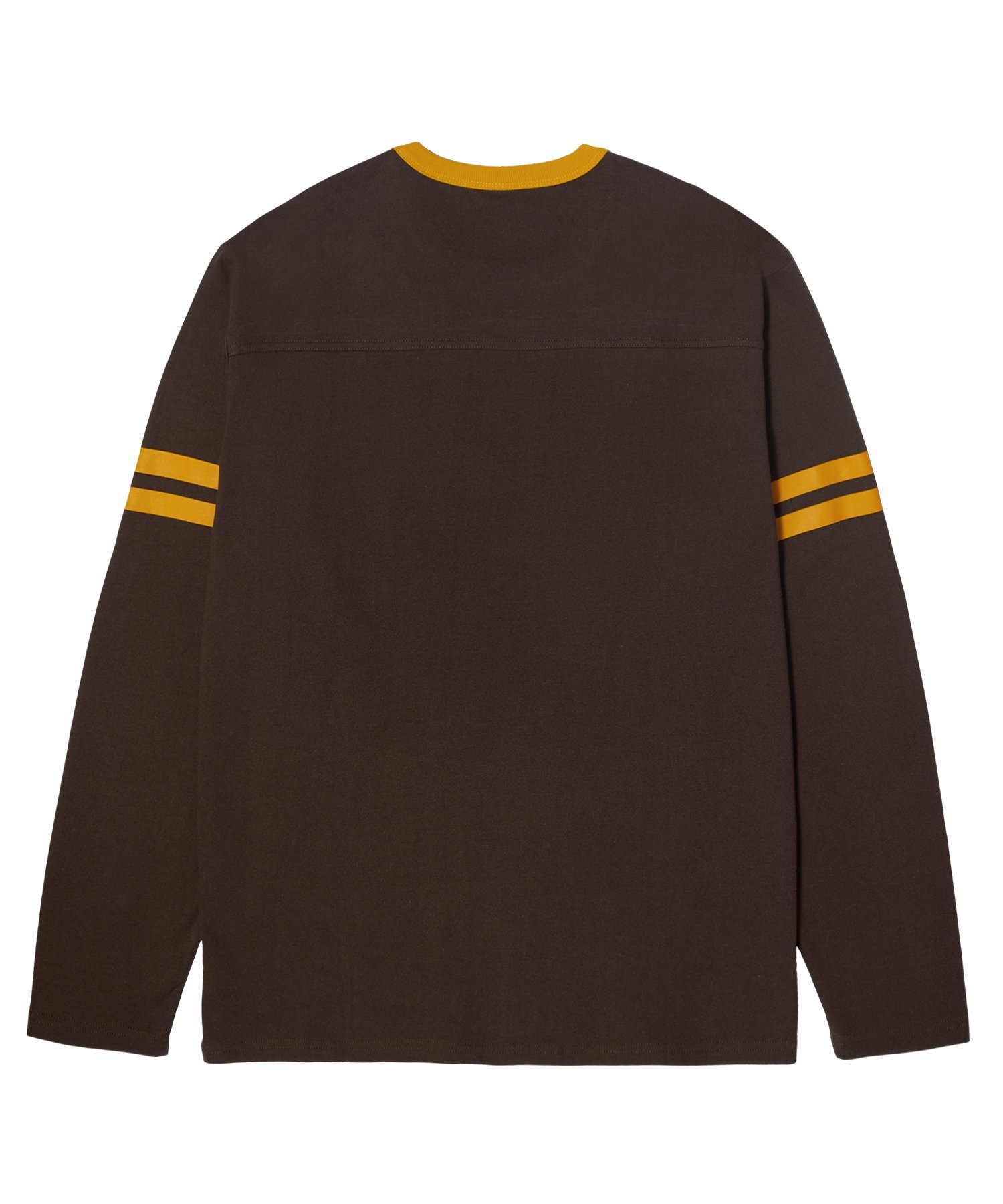 HUF EXETER LS FOOTBALL SHIRT / HUF ハフ シャツ ハフ トップス カットソー・Tシャツ ホワイト ブラウン【送料無料】