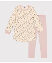 【SALE/10%OFF】PETIT BATEAU スウェット長袖チュニックパジャマ プチバトー インナー・ルームウェア パジャマ【送料無料】