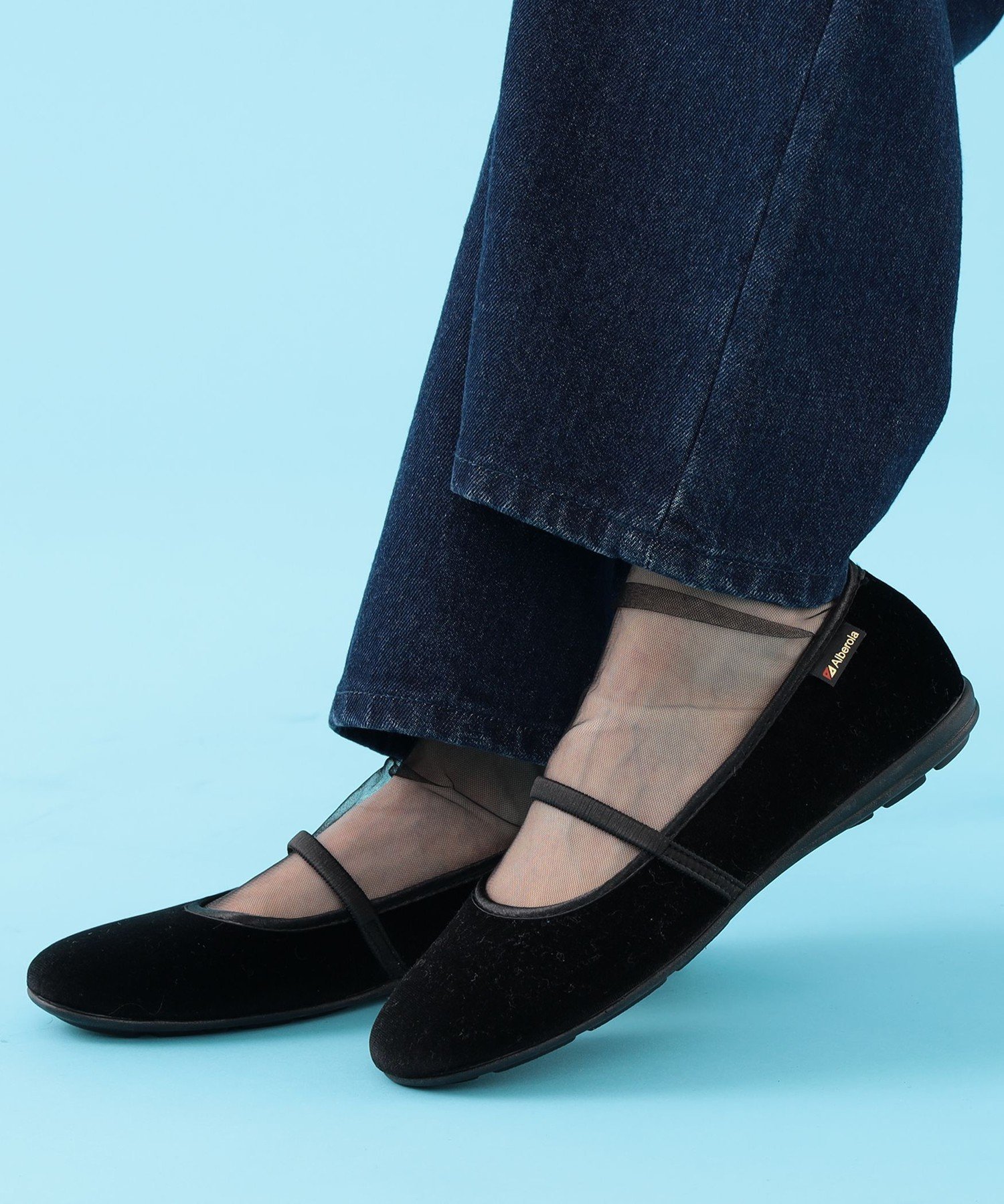 CAROLINA GLASER 【別注】ALBEROLA / フラットシューズ アルベローラ カロリナ グレイサー シューズ・靴 スニーカー ブラック レッド【送料無料】