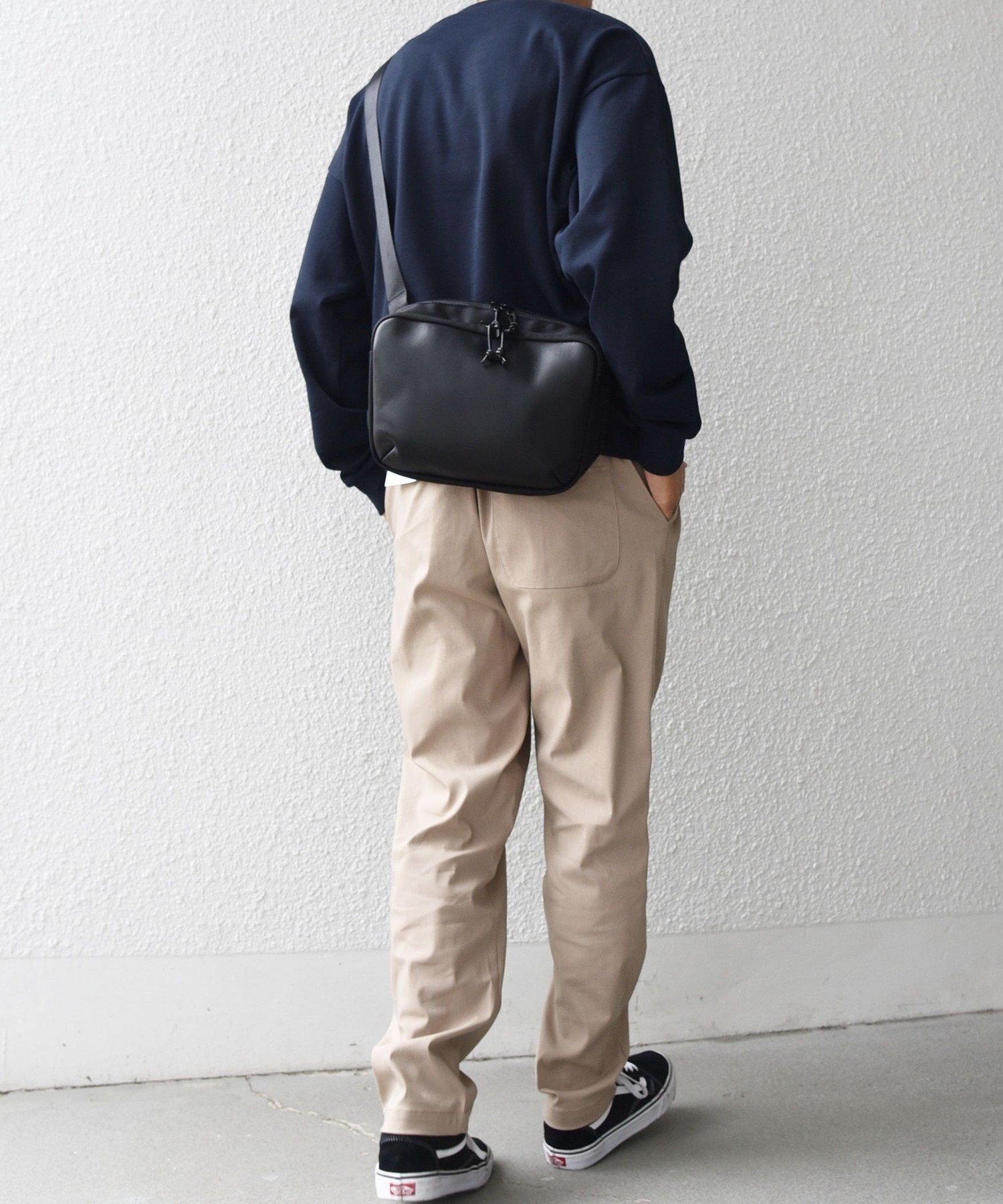 SHIPS any LOST COL.:＜撥水加工＞ショルダー バッグ 25AW◇ シップス バッグ ショルダーバッグ ブラック【送料無料】