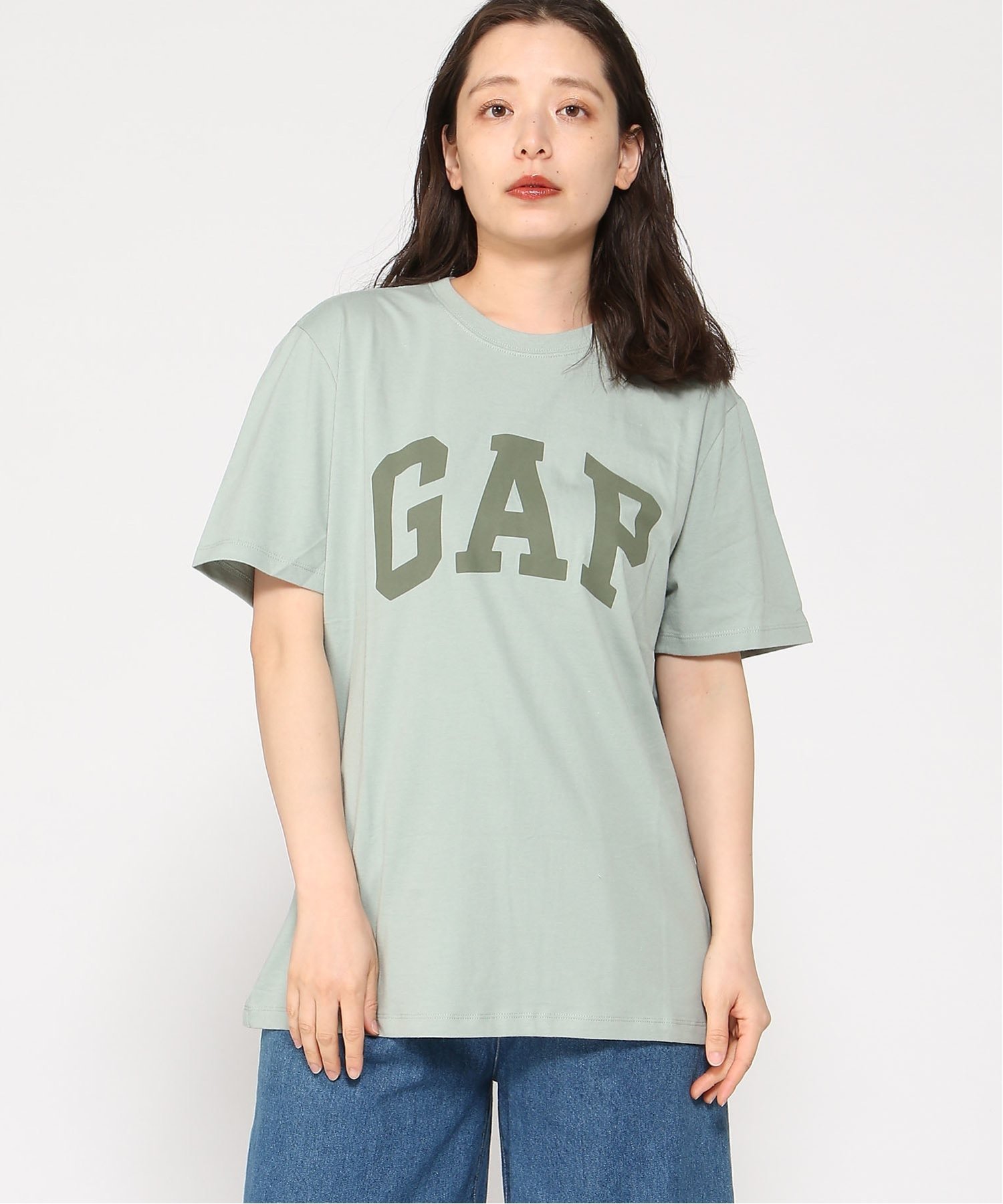 GAP (U)エブリディ ソフト GAPロゴTシャツ(ユニセックス) ギャップ トップス カットソー・Tシャツ レッド ベージュ イエロー グリーン パープル ブラウン カーキグリーン ネイビー ブラック ホワイト ブルー【送料無料】
