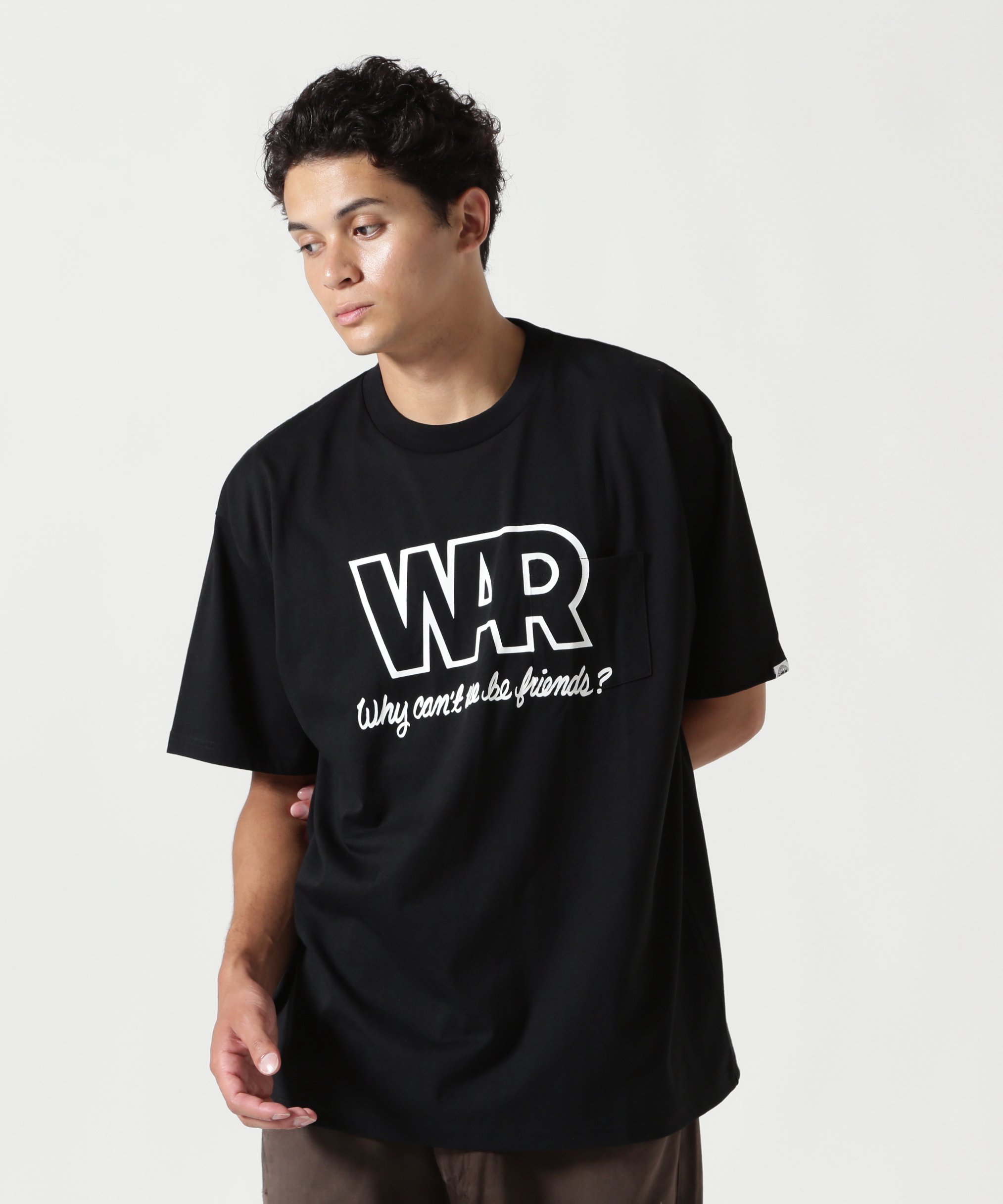 【SALE／20%OFF】GARDEN TOKYO CITY COUNTRY CITY /シティーカントリーシティー /WHY CAN'T WE BE FRIENDS? 001 ガーデン トップス カットソー・Tシャツ ホワイト ブラック【送料無料】