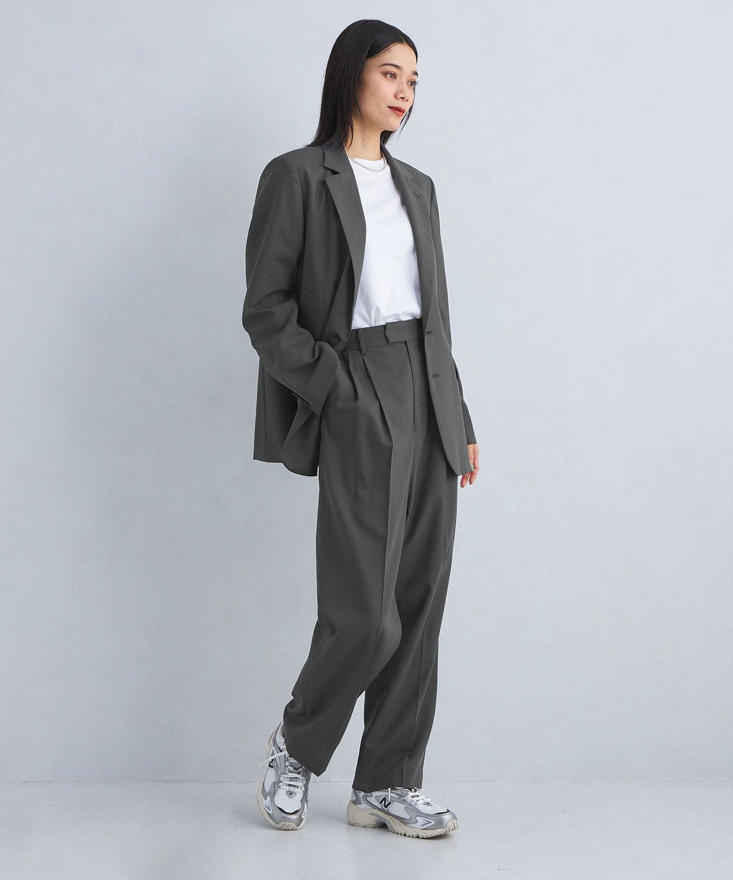 【SALE／50%OFF】UNITED ARROWS green label relaxing ＜SEASONAL COLLECTION＞2ボタン ジャケット ユナイテッドアローズ アウトレット ジャケット・アウター テーラードジャケット・ブレザー グレー ホワイト【送料無料】