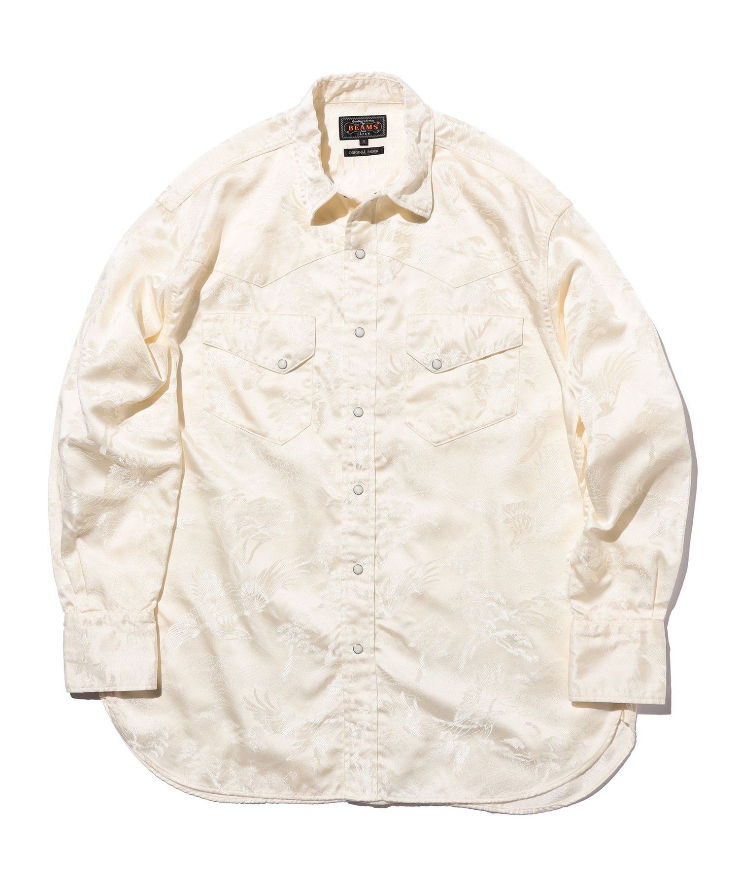 BEAMS PLUS BEAMS PLUS / ジャカード ウェスタンシャツ ビームス メン トップス シャツ・ブラウス ホワイト【送料無料】