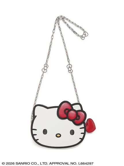 sanrio house ハローキティ フェイスショルダーバッグ サンリオ ハウス バッグ その他のバッグ ブラック ホワイト【送料無料】