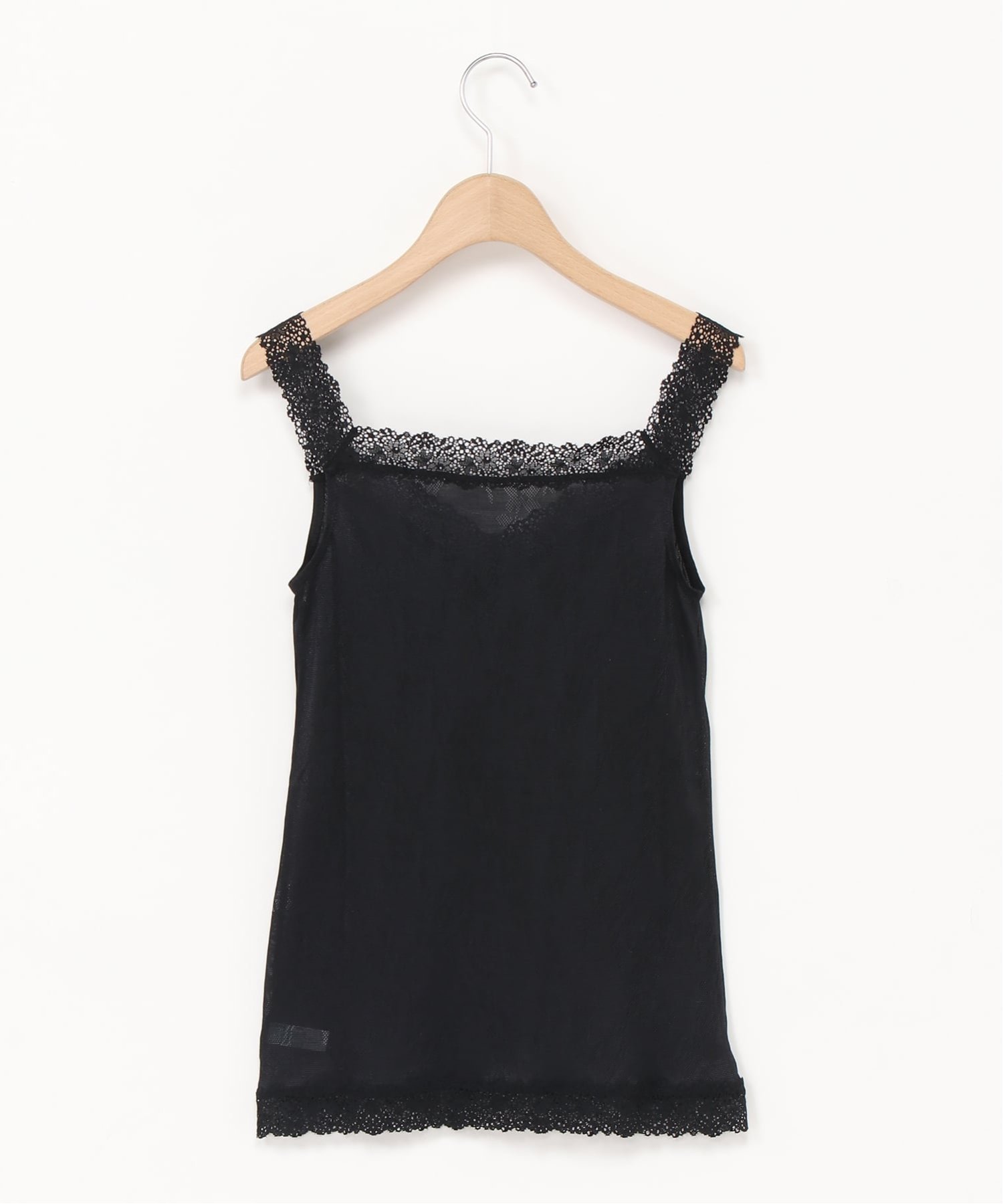 KID BLUE (W)26BBメッシュJQ キャミソール キッドブルー トップス ノースリーブ・タンクトップ ブラック グレー