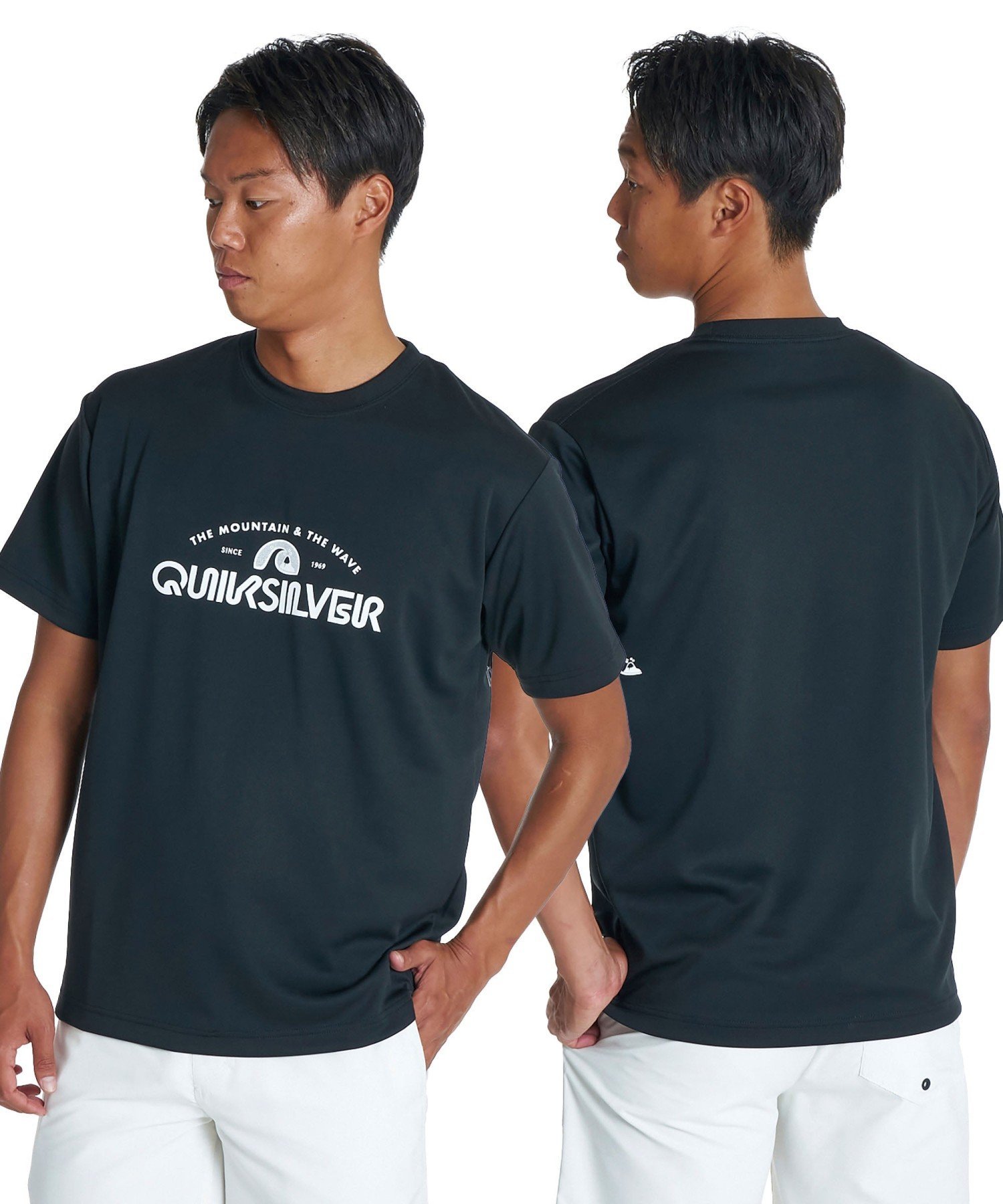 QUIKSILVER EV CORPO CLASSIC SS 【2026年夏モデル】 クイックシルバー トップス カットソー・Tシャツ ブラック ホワイト ピンク