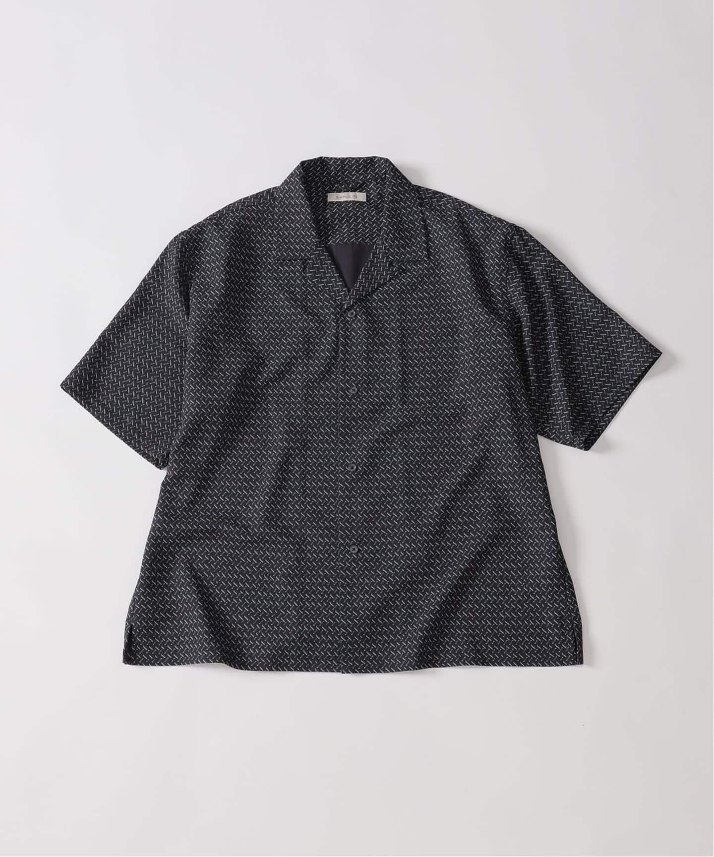 【SALE／40%OFF】B.C STOCK Assort Print S/Sシャツ ベーセーストック トップス シャツ・ブラウス ホワイト ブラック【送料無料】