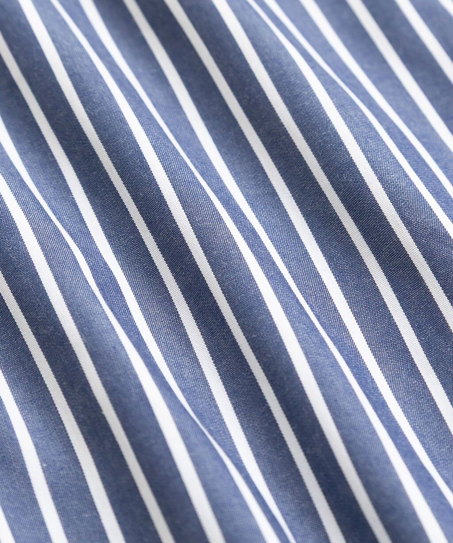 コットン ドロップショルダー ストライプ ショートスリーブシャツ Classic Fit ブルックス ブラザーズ トップス シャツ・ブラウス ホワイト