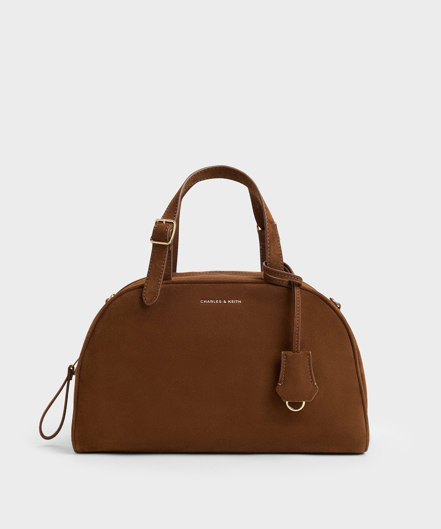 CHARLES & KEITH Vega ベガ ボウリング バッグ チャールズアンドキース バッグ トートバッグ【送料無料】
