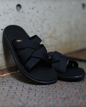 【SALE／10%OFF】B:MING by BEAMS TEVA / VOYA SLIDE　BEAMS　ビームス ビーミング ライフストア バイ ビームス シューズ サンダル/ミュール ブラック カーキ【送料無料】