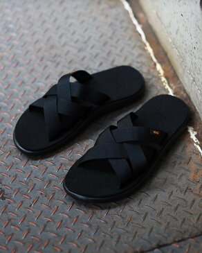 【SALE／10%OFF】B:MING by BEAMS TEVA / VOYA SLIDE　BEAMS　ビームス ビーミング ライフストア バイ ビームス シューズ サンダル/ミュール ブラック カーキ【送料無料】