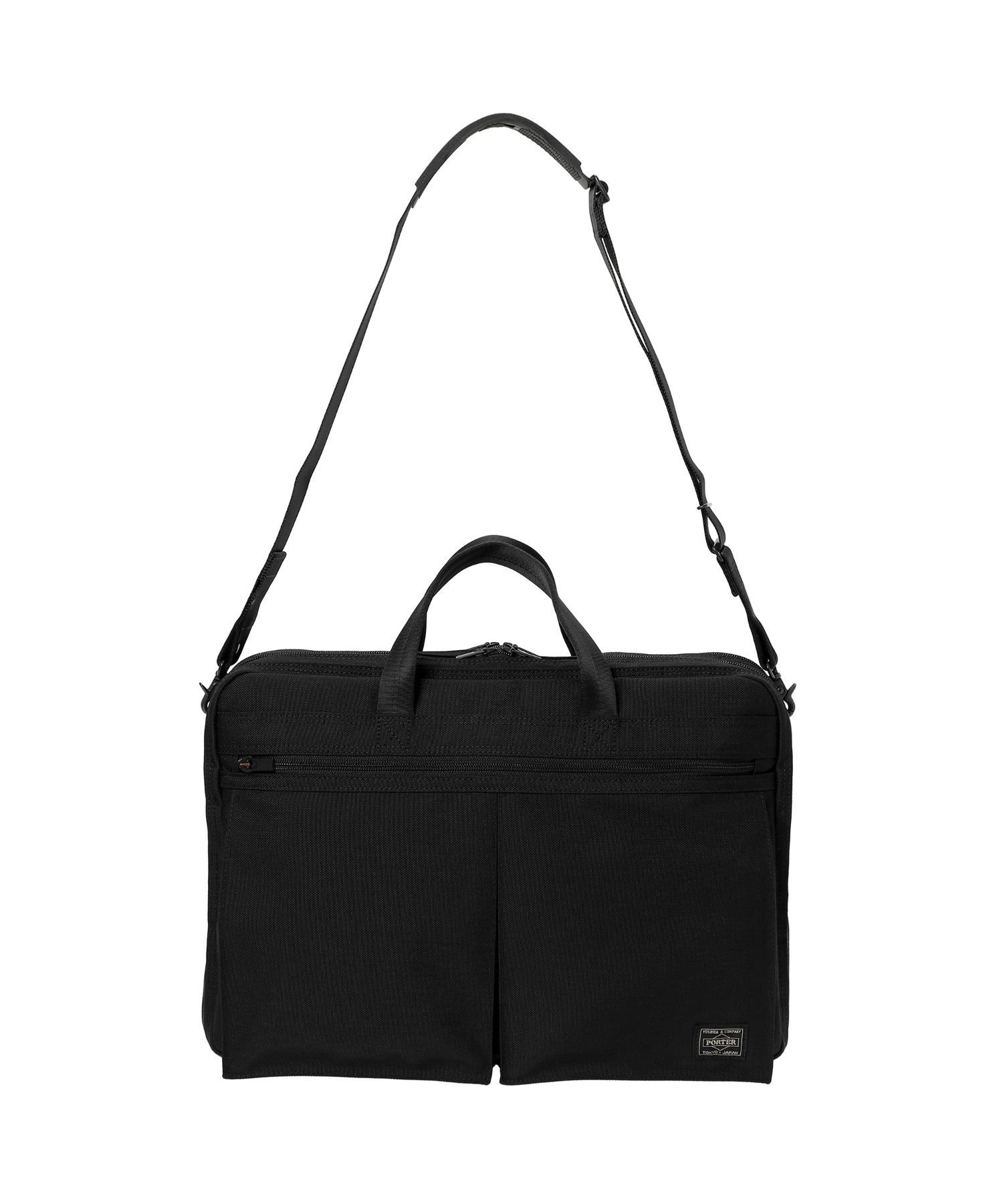 PORTER テンション 2WAYブリーフケース ポーター バッグ ビジネスバッグ・ブリーフケース ブラック ネイビー【送料無料】
