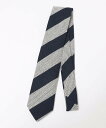 【SALE/40%OFF】SHIPS MEN BREUER: コットン リネン バスケット ネクタイ シップス スーツ・フォーマル ネクタイ・蝶ネクタイ ブルー...