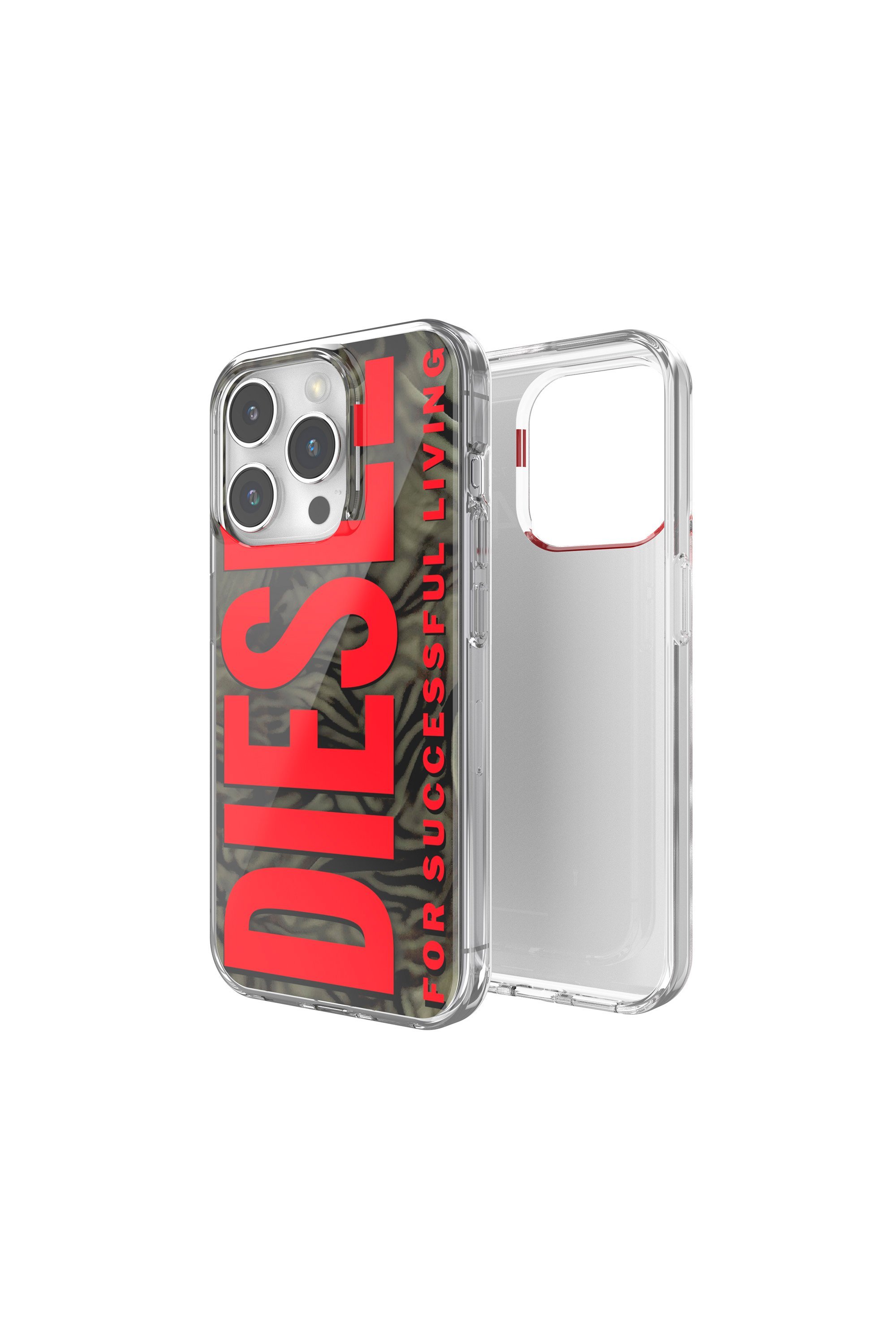 ディーゼル スマホケース メンズ DIESEL アイフォンケース iPhone 15 Pro ディーゼル スマホグッズ・オーディオ機器 スマホ・タブレット・PCケース/カバー レッド【送料無料】