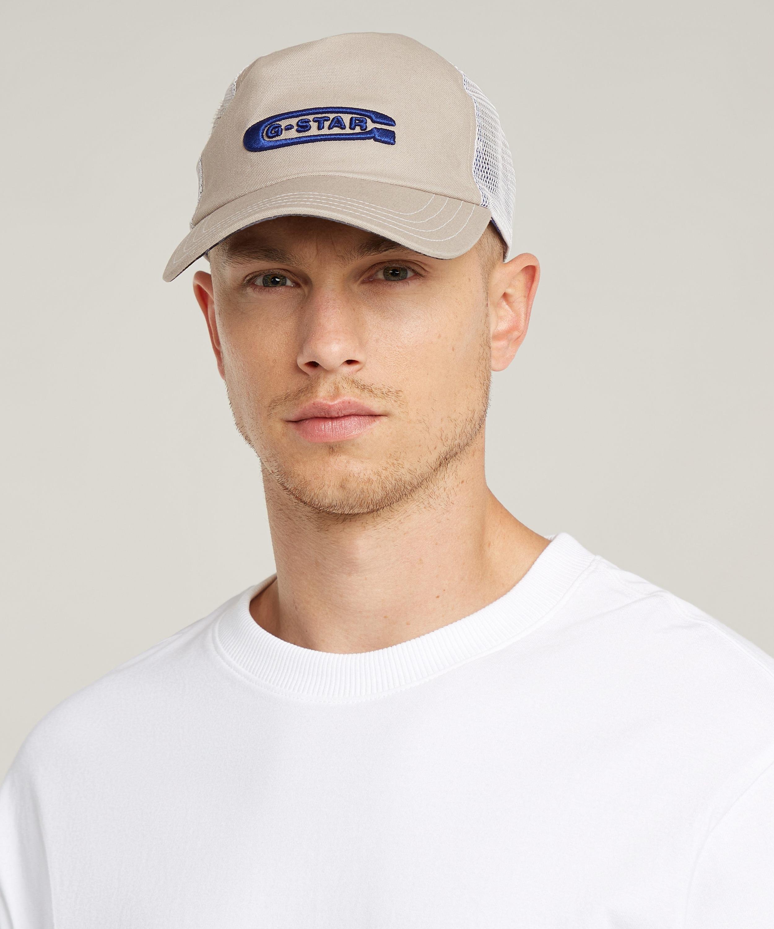 【SALE／40%OFF】G-Star RAW 【公式ショップ】AVERNUS TRUCKER CAP/ロゴメッシュキャップ ジースターロゥ 帽子 キャップ ベージュ【送料無料】