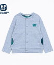 【SALE/50%OFF】KP KPBOY 接結天竺裏ボーダーカーディガン(80~130) ナルミヤオンライン トップス カーディガン ブルー【送料無料】