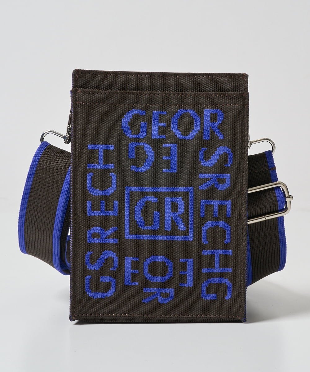 【SALE／50%OFF】GEORGES RECH ロゴニットミニショルダーバッグ ジョルジュ・レッシュ バッグ その他のバッグ ブラック ブラウン【送料無料】