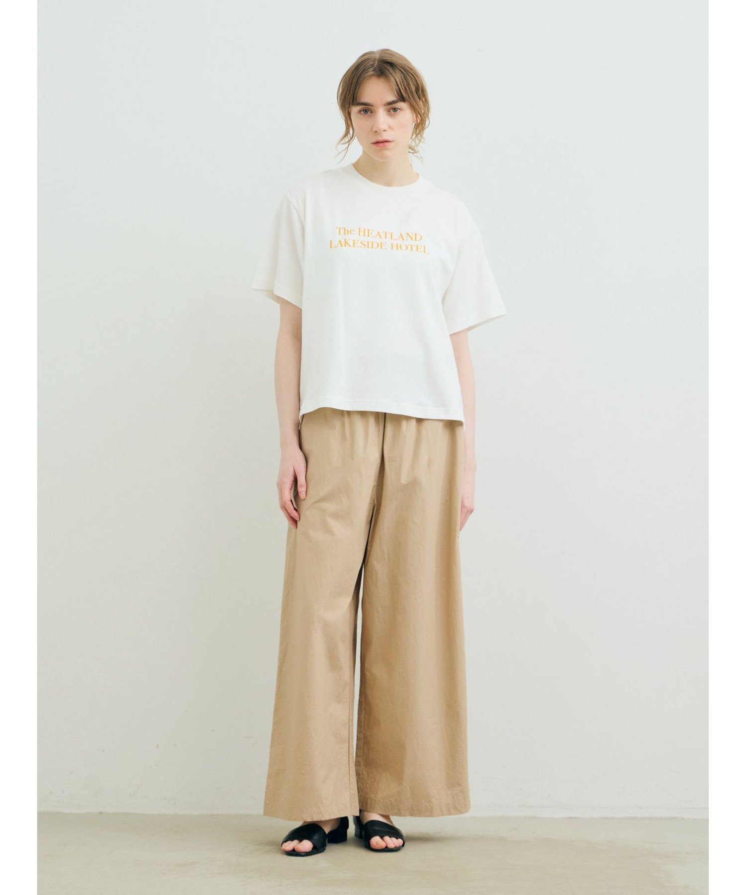MARMARMAR MARMARMAR プリントTシャツ(HOTEL) マーコート トップス カットソー・Tシャツ ホワイト