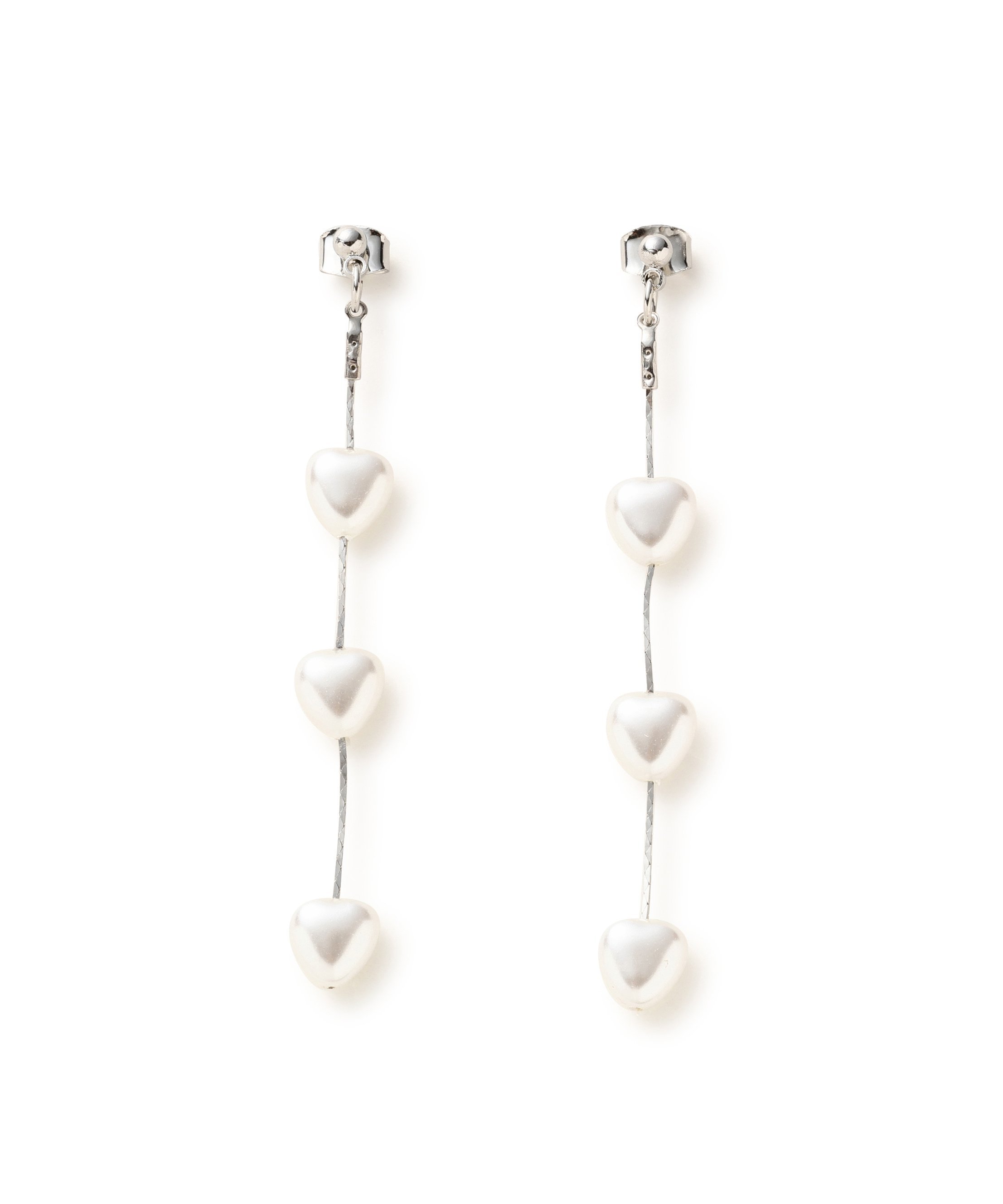 PROPORTION BODY DRESSING ハートロングピアス プロポーションボディドレッシング アクセサリー・腕時計 その他のアクセサリー・腕時計 シルバー