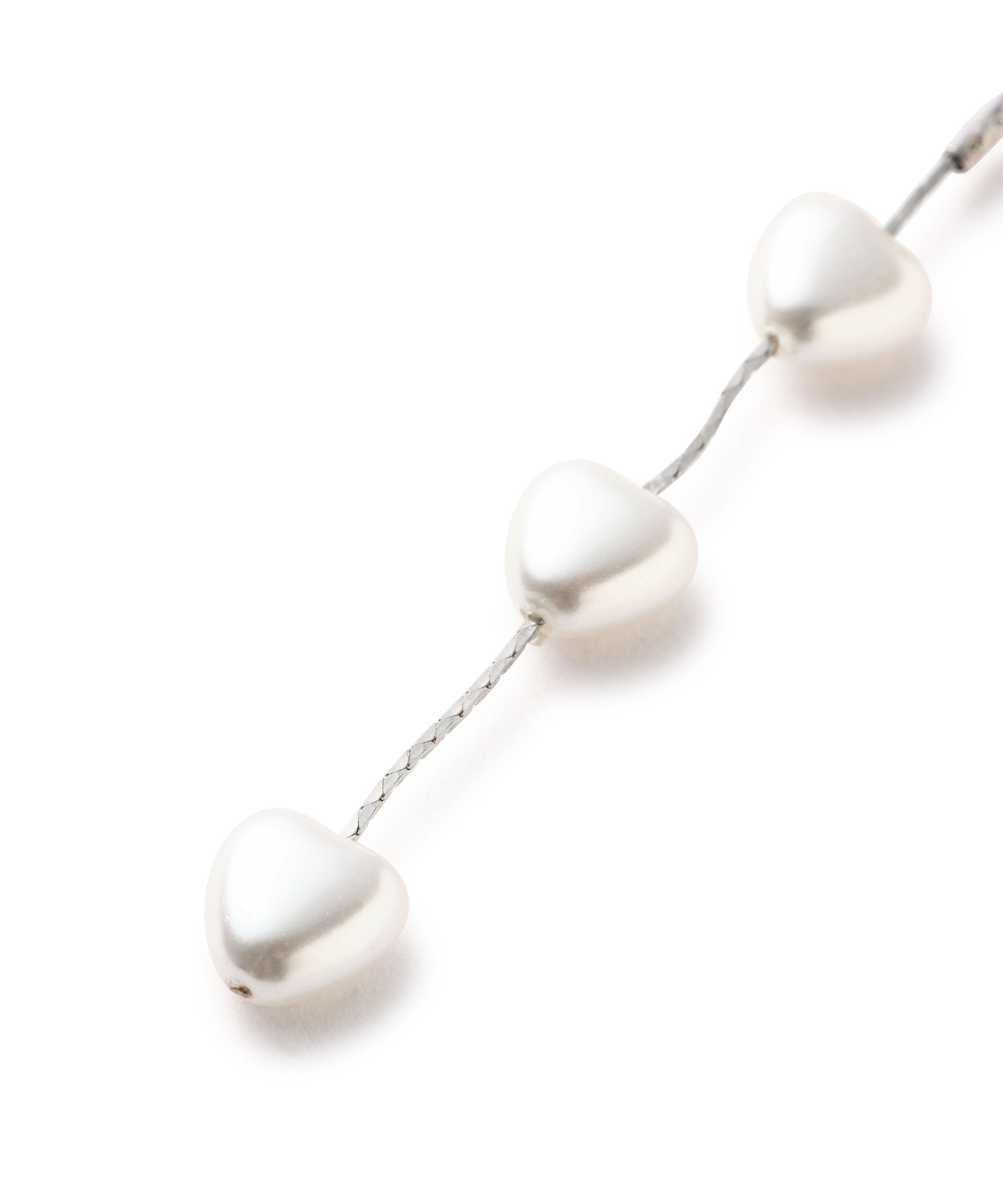 PROPORTION BODY DRESSING ハートロングピアス プロポーションボディドレッシング アクセサリー・腕時計 その他のアクセサリー・腕時計 シルバー