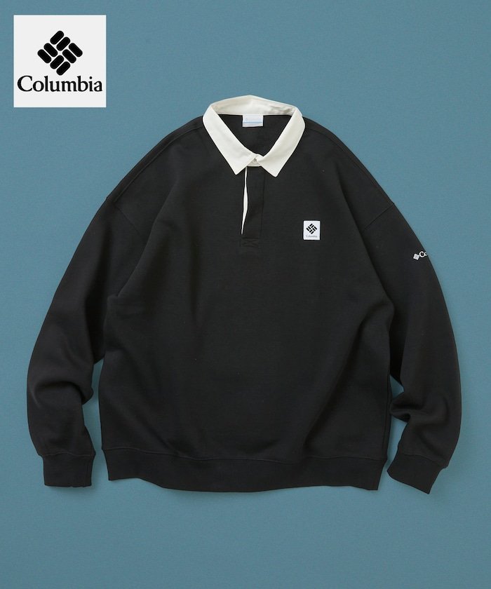 限定展開 ×FREAK'S STORE 別注 インペリアルパーク ワンポイントロゴ ラグビーシャツbr フリークスストア トップス カットソー・Tシャツ ネイビー グレー ブラック ベージュ