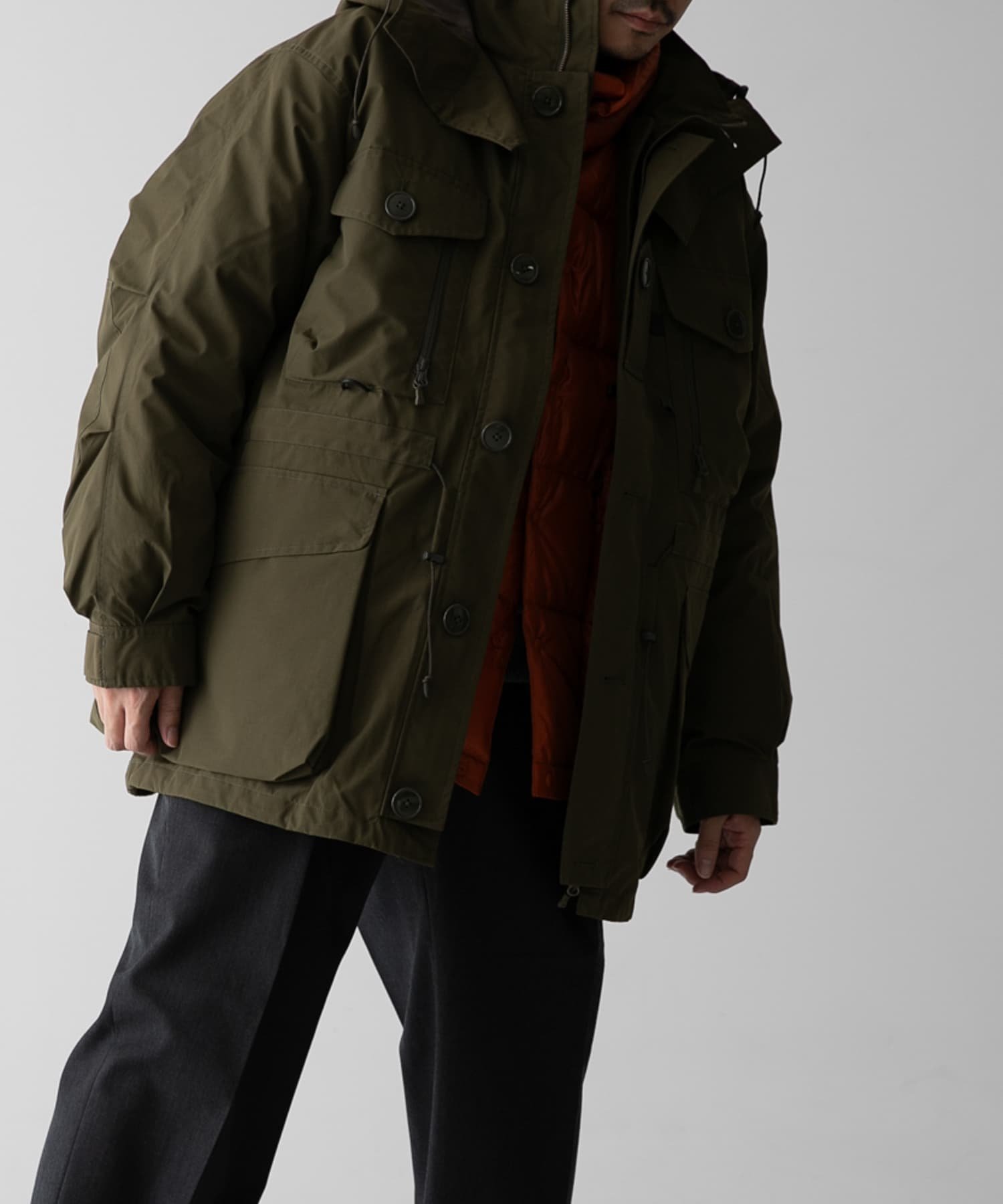 URBAN RESEARCH BUYERS SELECT DAIWA PIER39 TECH MIL CANADIAN DOWN PARKA ユーアールビーエス ジャケット・アウター ダウンジャケット・ダウンベスト ブラック【送料無料】