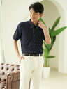 【SALE/49%OFF】m.f.editorial Biz クールパス ボタンダウン半袖 ビズシャツ メンズ ポロシャツ カットソー カジュアル インナー ビ...