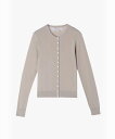 【SALE/37%OFF】agnes b. FEMME コットン ニット 長袖 カーディガンプレッション