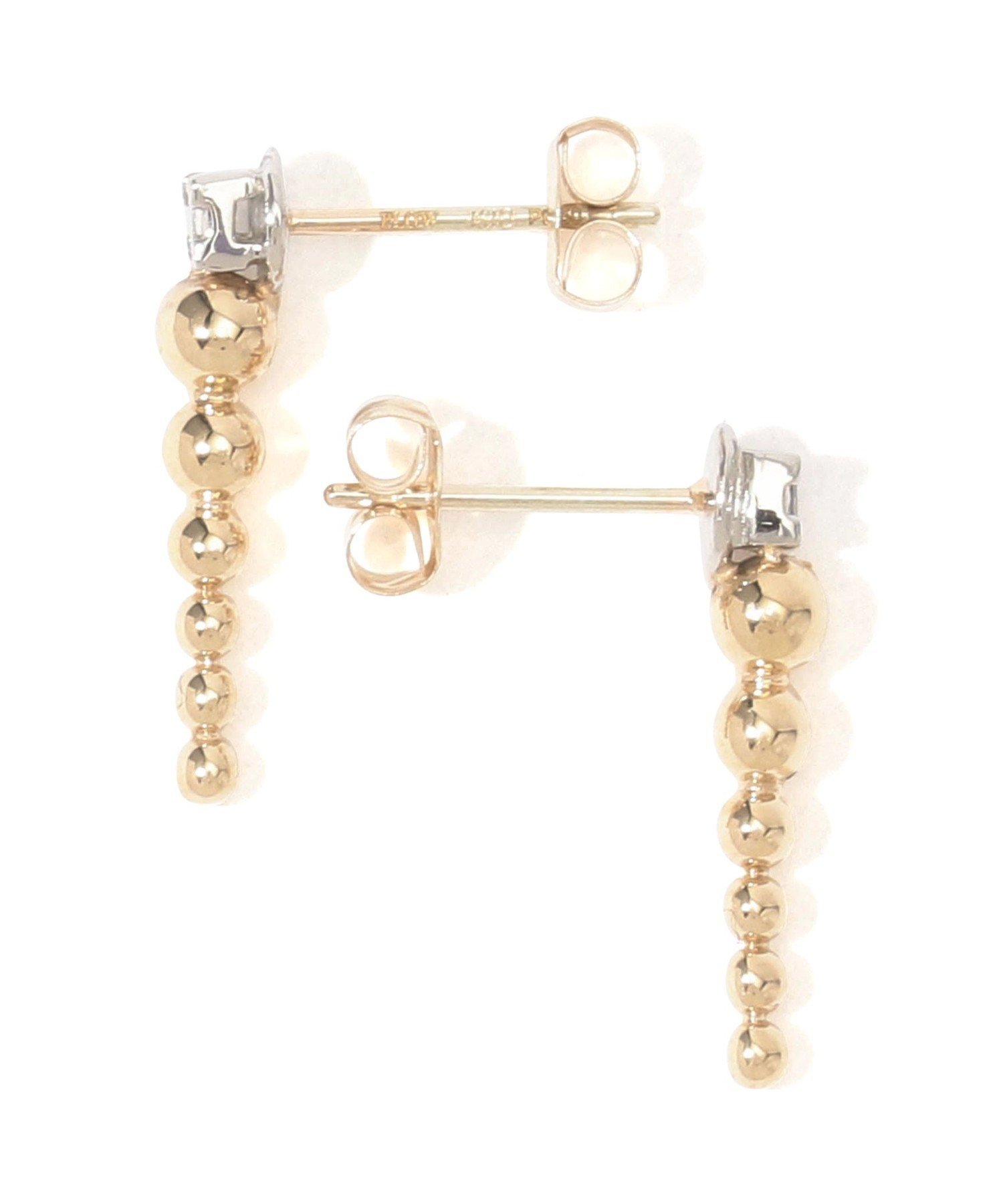 TOMORROWLAND GOODS PLOW Grain Conch Shell ダイヤピアス トゥモローランド アクセサリー・腕時計 ピアス ゴールド【送料無料】