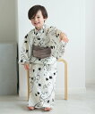 utatane utatane 子供浴衣3点セット 男の子 きなりぼかしに黒千鳥 ウタタネ 着物・浴衣・和装小物 浴衣【送料無料】