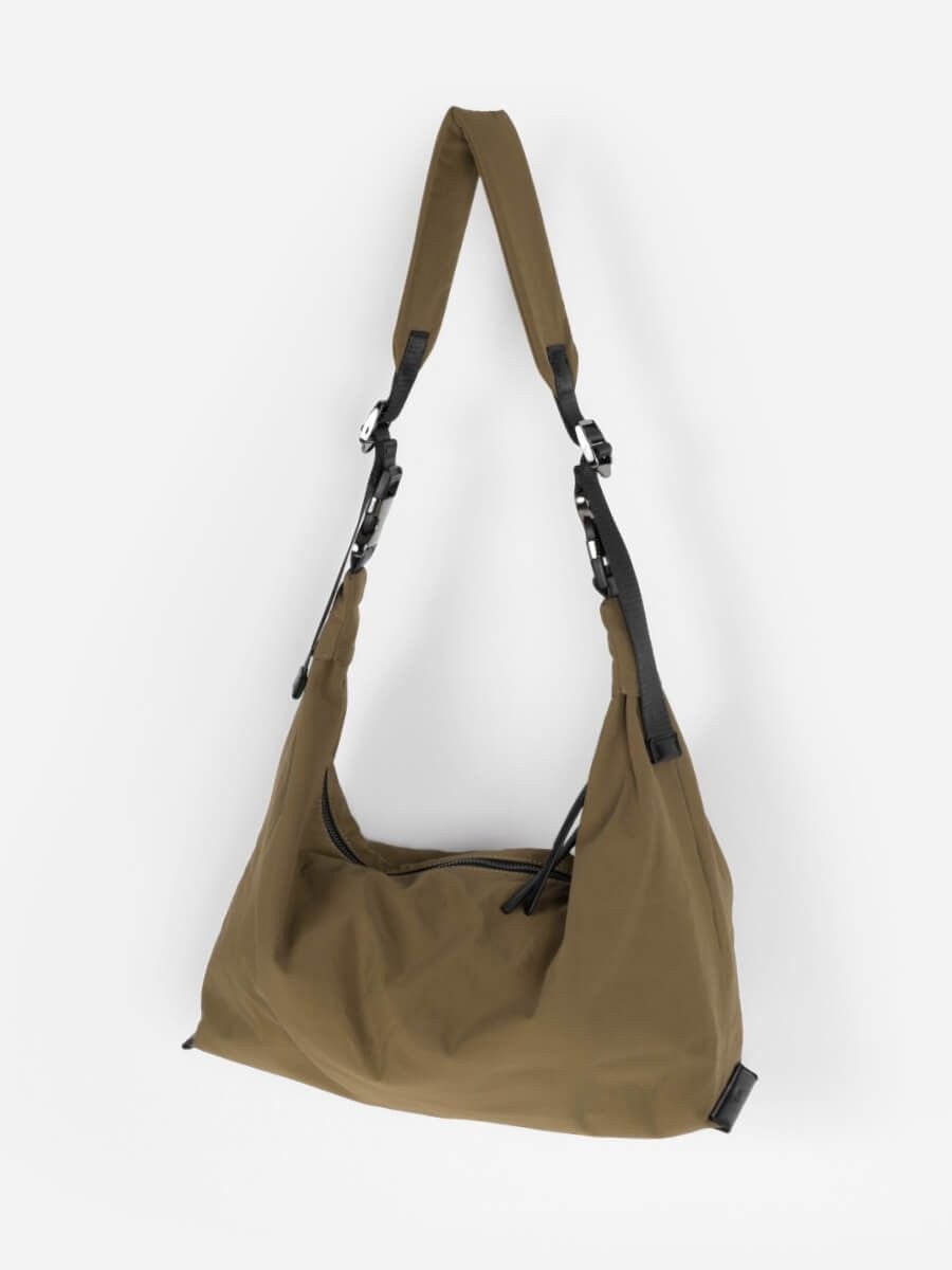 CLOVE ポイントレザー2wayショルダーバック ラシュッド バッグ ショルダーバッグ グレー カーキグリー..