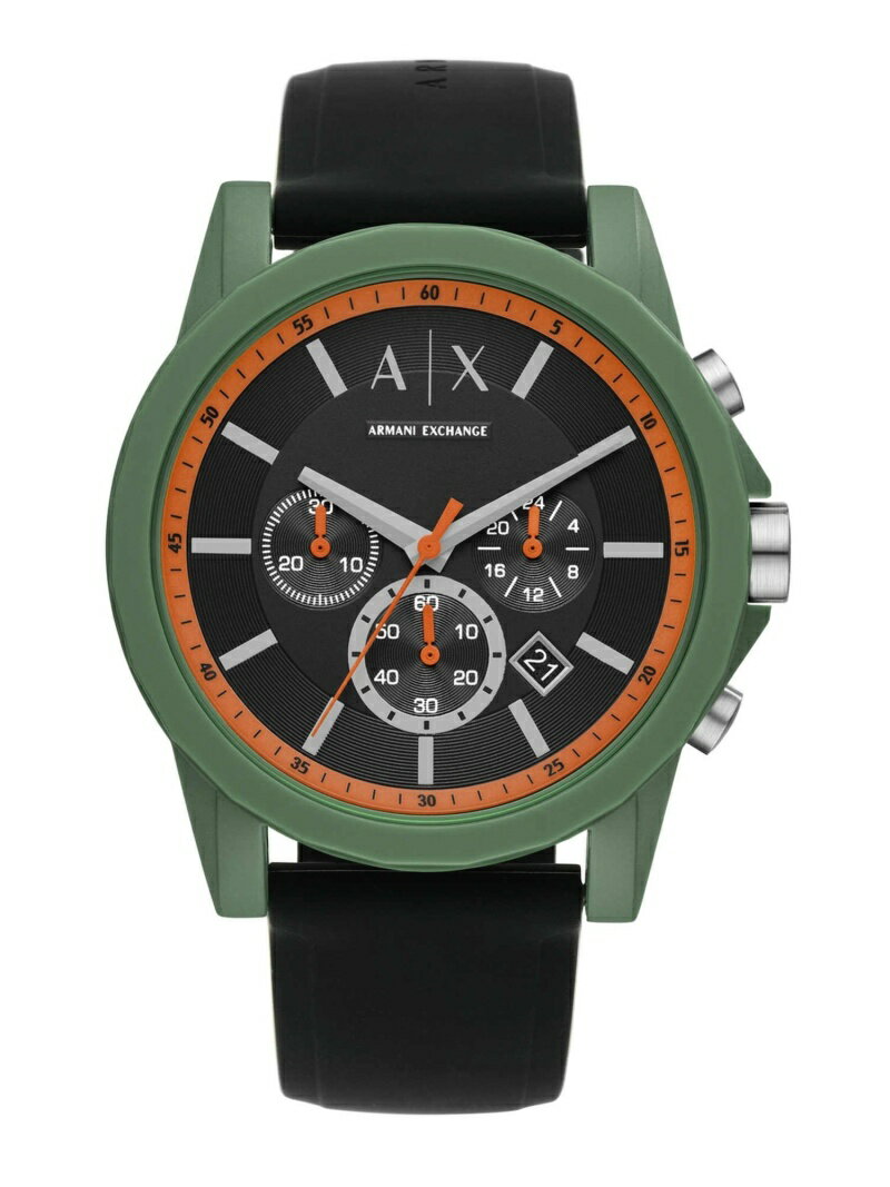 【SALE／50%OFF】A｜X ARMANI EXCHANGE A｜X ARMANI EXCHANGE/(M)AX1348 ウォッチステーションインターナショナル アクセサリー・腕時計 腕時計 ブラック【送料無料】