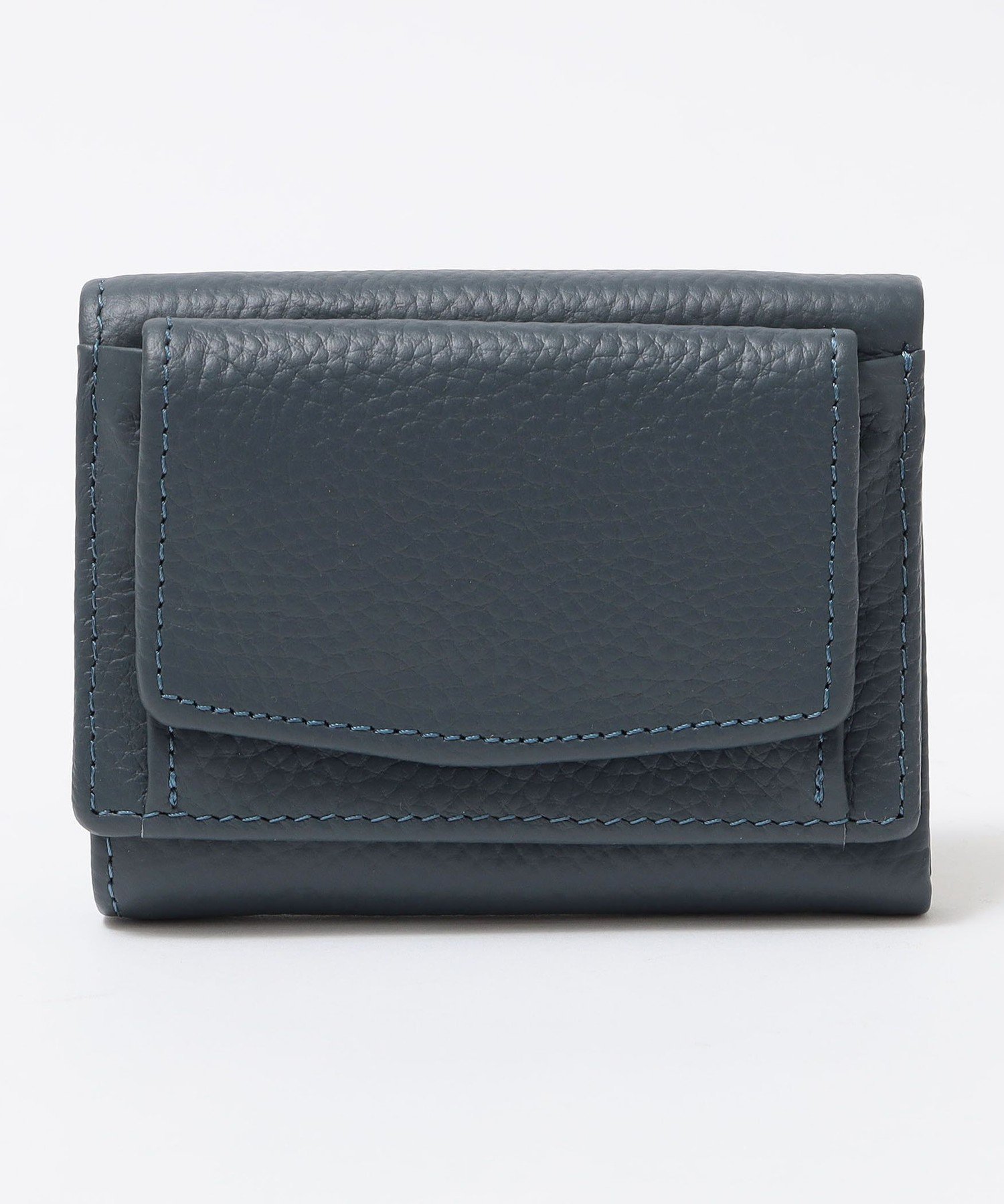 SHIPS Colors SHIPS Colors:レザー TRI-FOLD ウォレット (三つ折り 財布)◇ シップス 財布・ポーチ・ケース 財布 ネイビー ベージュ ブラック【送料無料】