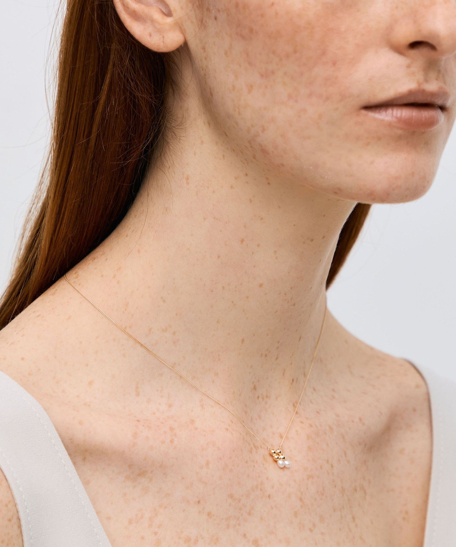 TOMORROWLAND GOODS PLOW Grain Fruit Pearl ネックレス トゥモローランド アクセサリー・腕時計 ネックレス ゴールド【送料無料】