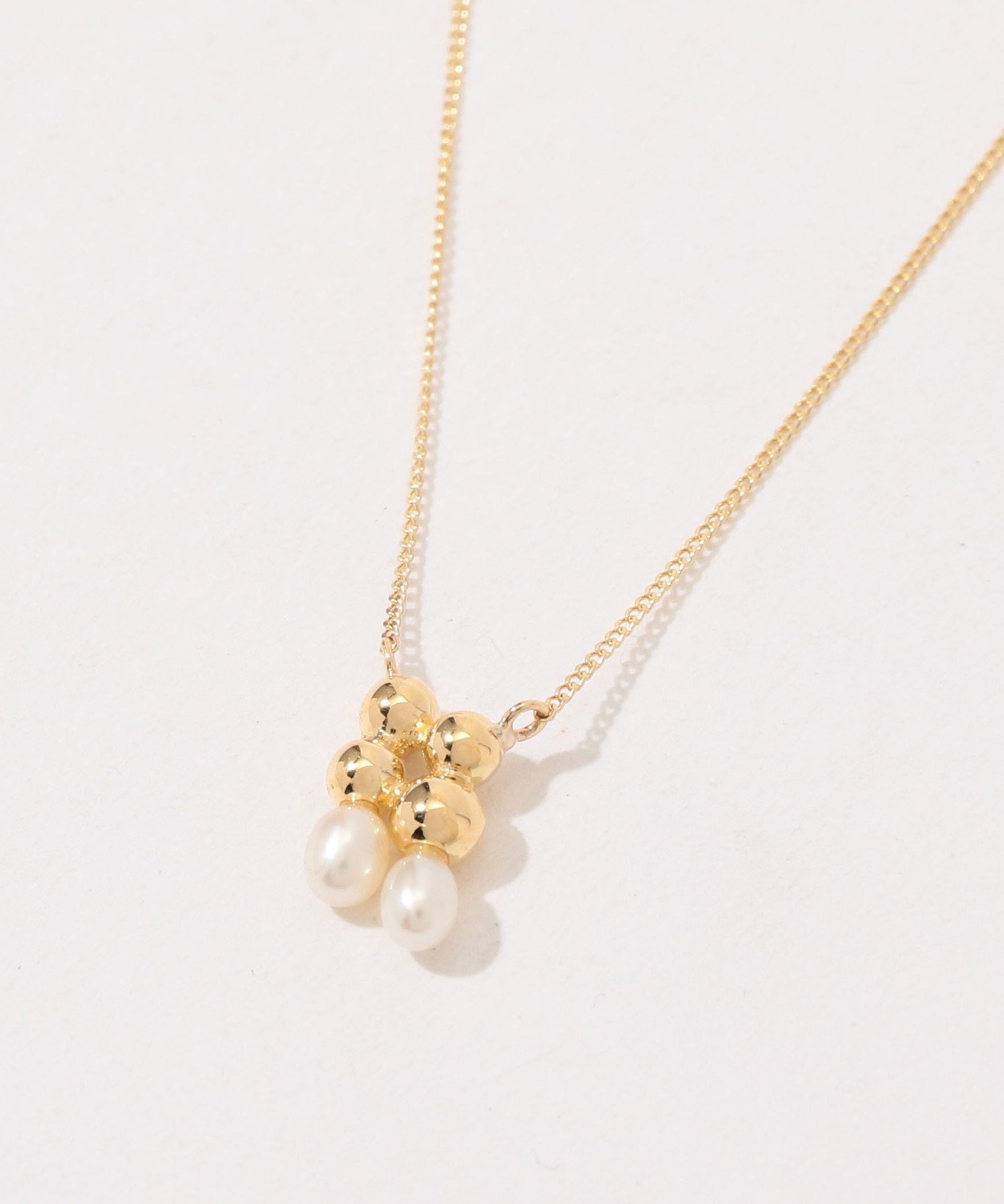 TOMORROWLAND GOODS PLOW Grain Fruit Pearl ネックレス トゥモローランド アクセサリー・腕時計 ネックレス ゴールド【送料無料】