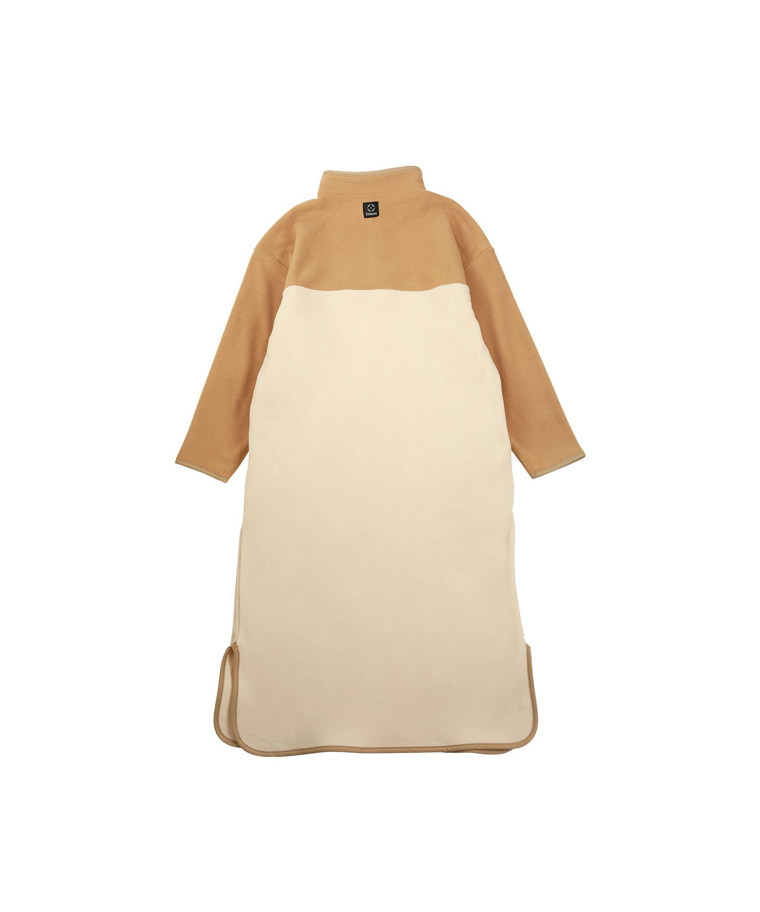 【SALE／50%OFF】S'more S'more/Bicolor fleece dress アイモハ ワンピース・ドレス ワンピース カーキグリーン ホワイト