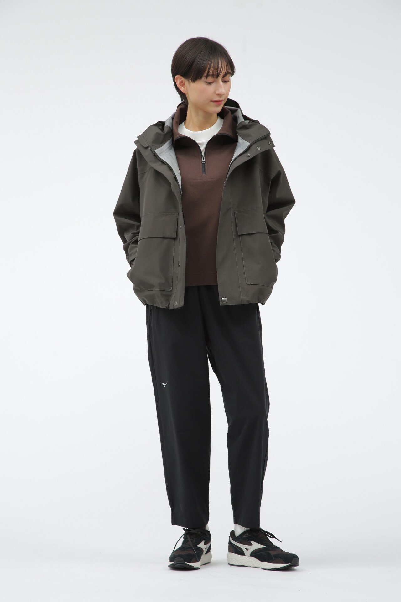 MARGARET HOWELL GORE-TEX POLYESTER POPLIN マーガレット・ハウエル ジャケット・アウター その他のジャケット・アウター ブラック