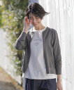 【SALE/30%OFF】J.PRESS 【洗える】ラメニット ブルゾン ジェイプレス トップス カーディガン カーキグリーン ベージュ ブラック【送料無料】