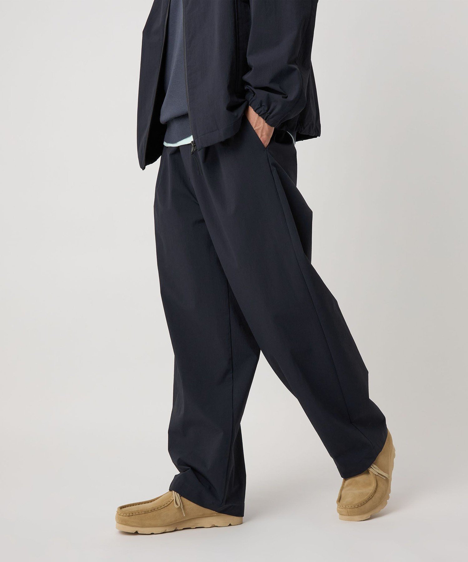 BEAUTY&YOUTH UNITED ARROWS 360°MASTER バギー イージーパンツ -セットアップ対応 ストレッチ ウォッシャブル マルチ機能 - ビューティー&ユース ユナイテッドアローズ パンツ その他のパンツ ブラック ネイビー【送料無料】