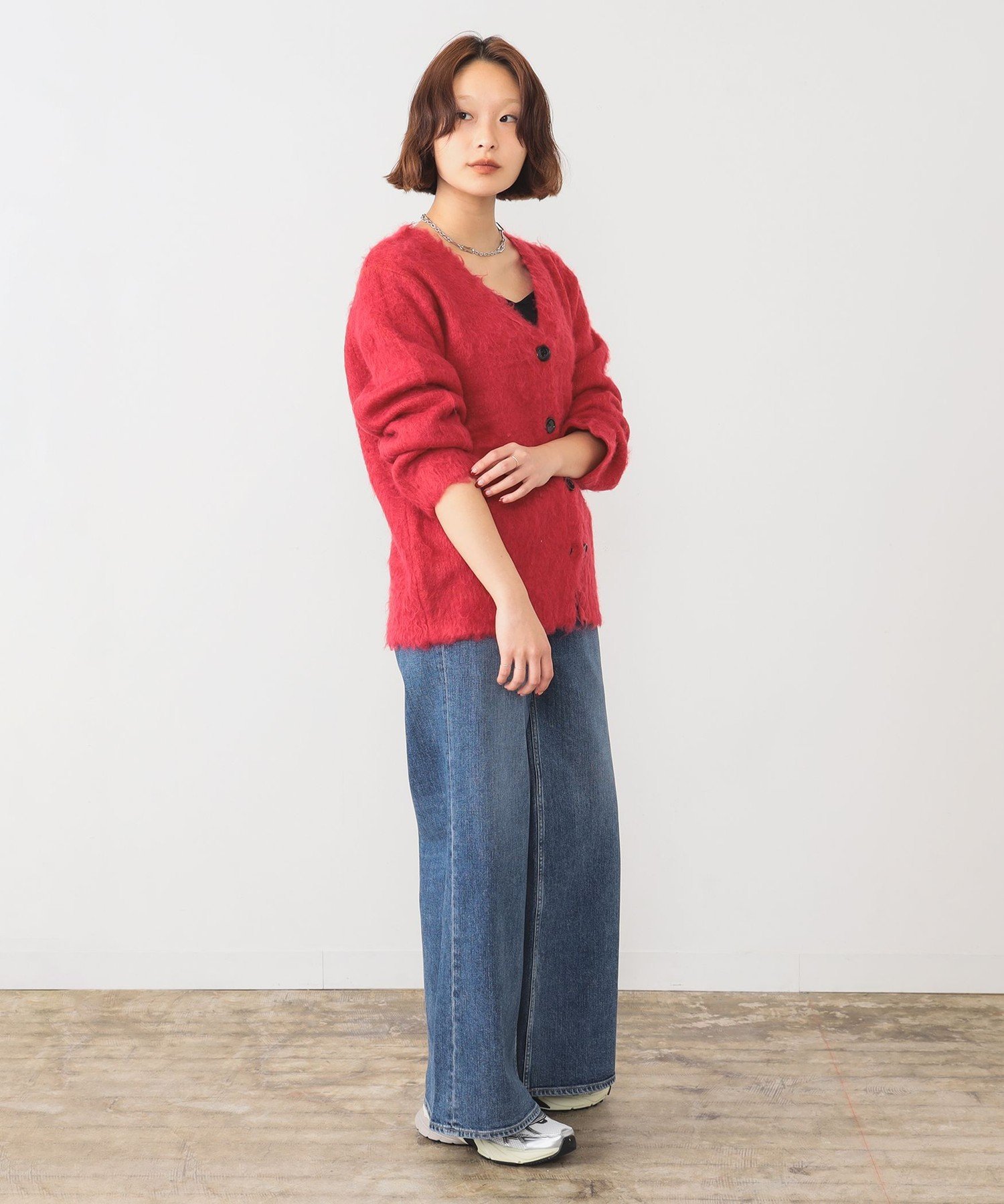 【SALE／40%OFF】Ray BEAMS 【別注】RED CARD TOKYO / Maverick ビームス ウイメン パンツ ジーンズ・デニムパンツ レッド【送料無料】