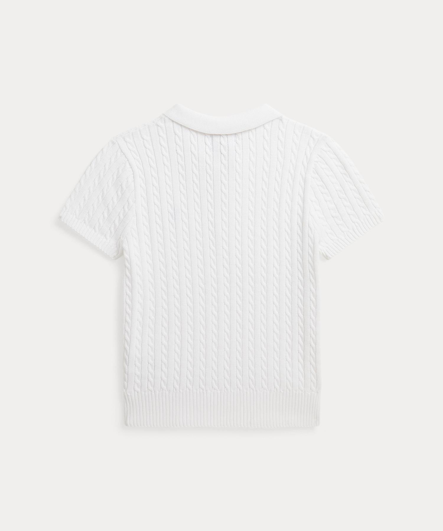 POLO RALPH LAUREN (ガールズ 7才~16才)ミニケーブル コットン ポロ セーター ラル...